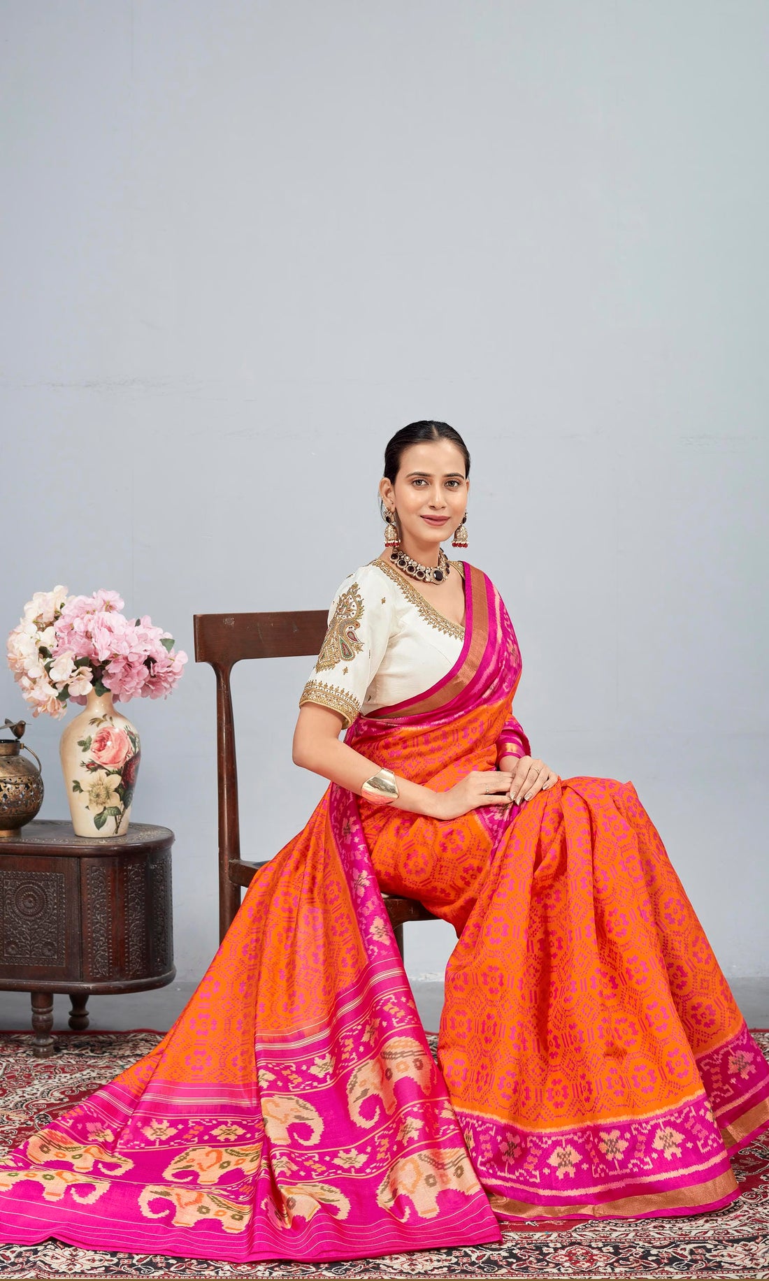 Rajkoti Patola Saree