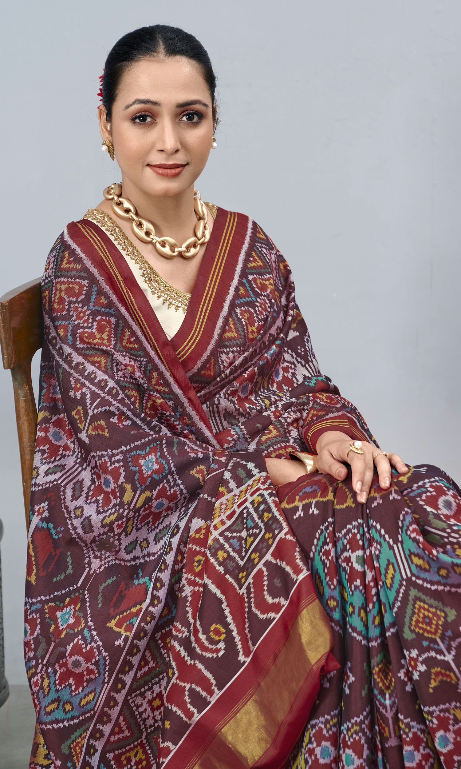 Single Ikat Patola Saree