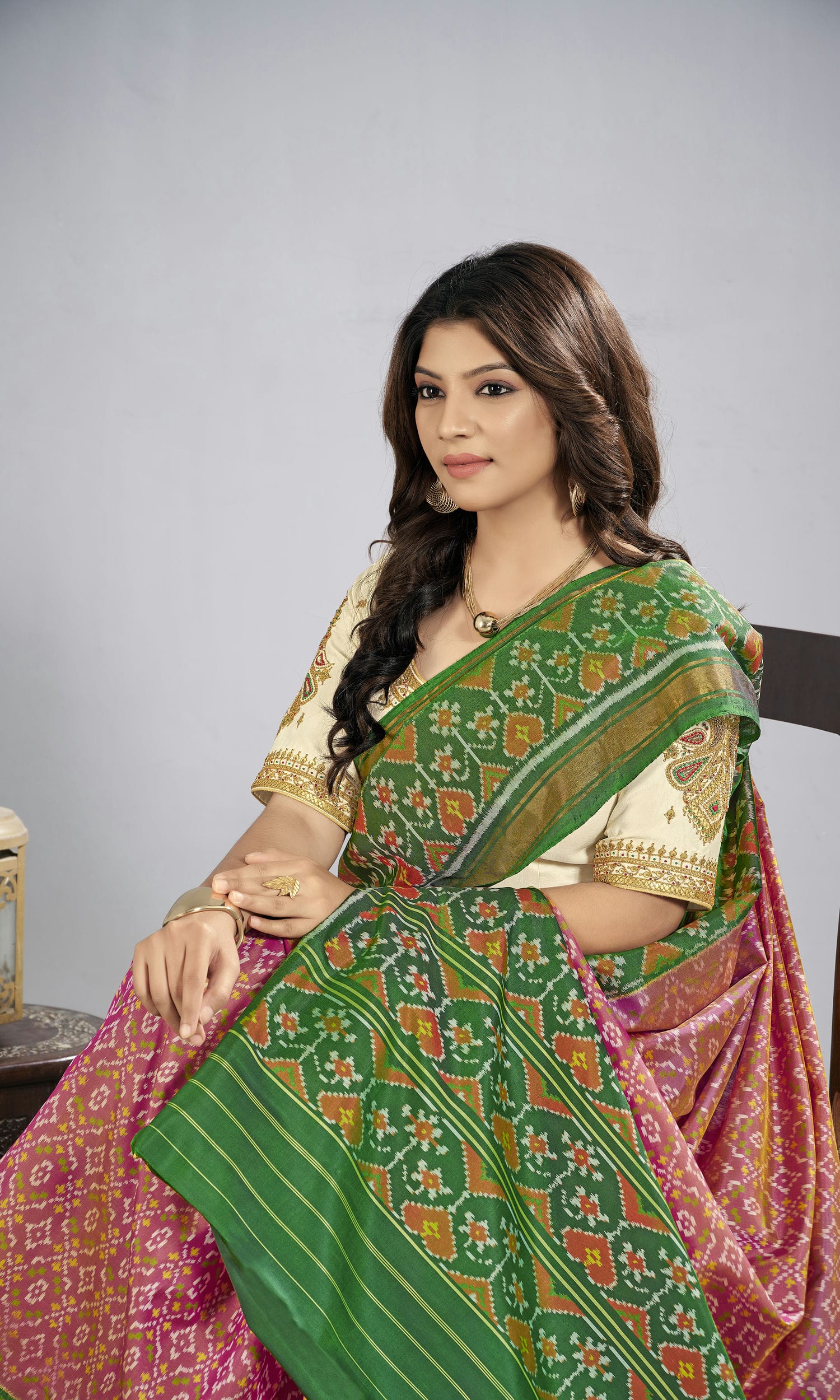 Rajkoti Patola Saree