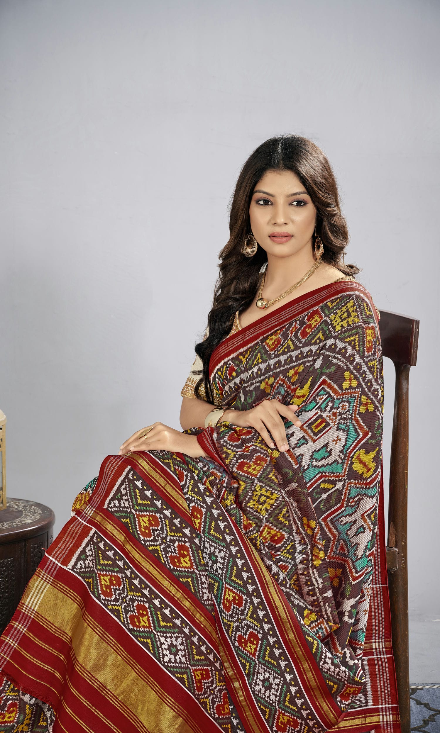 Twill Weave Patola Saree