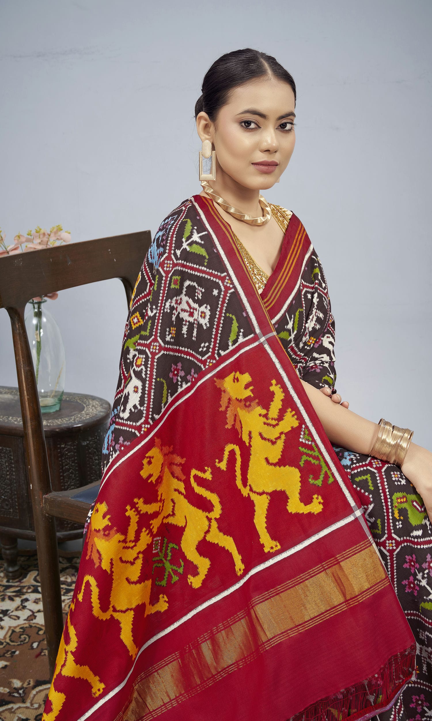 Double Ikat Patola Saree