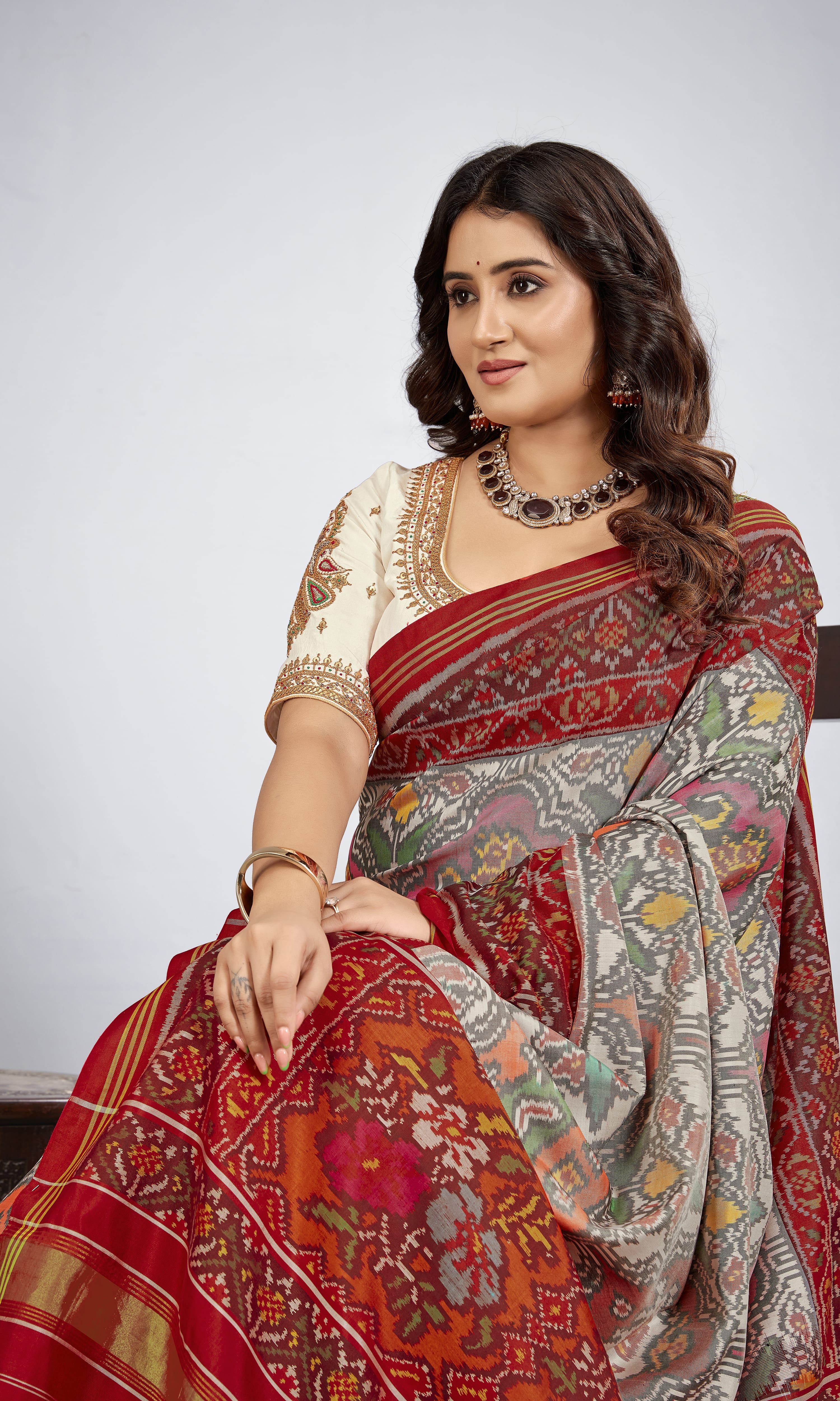 Single Ikat Patola Saree