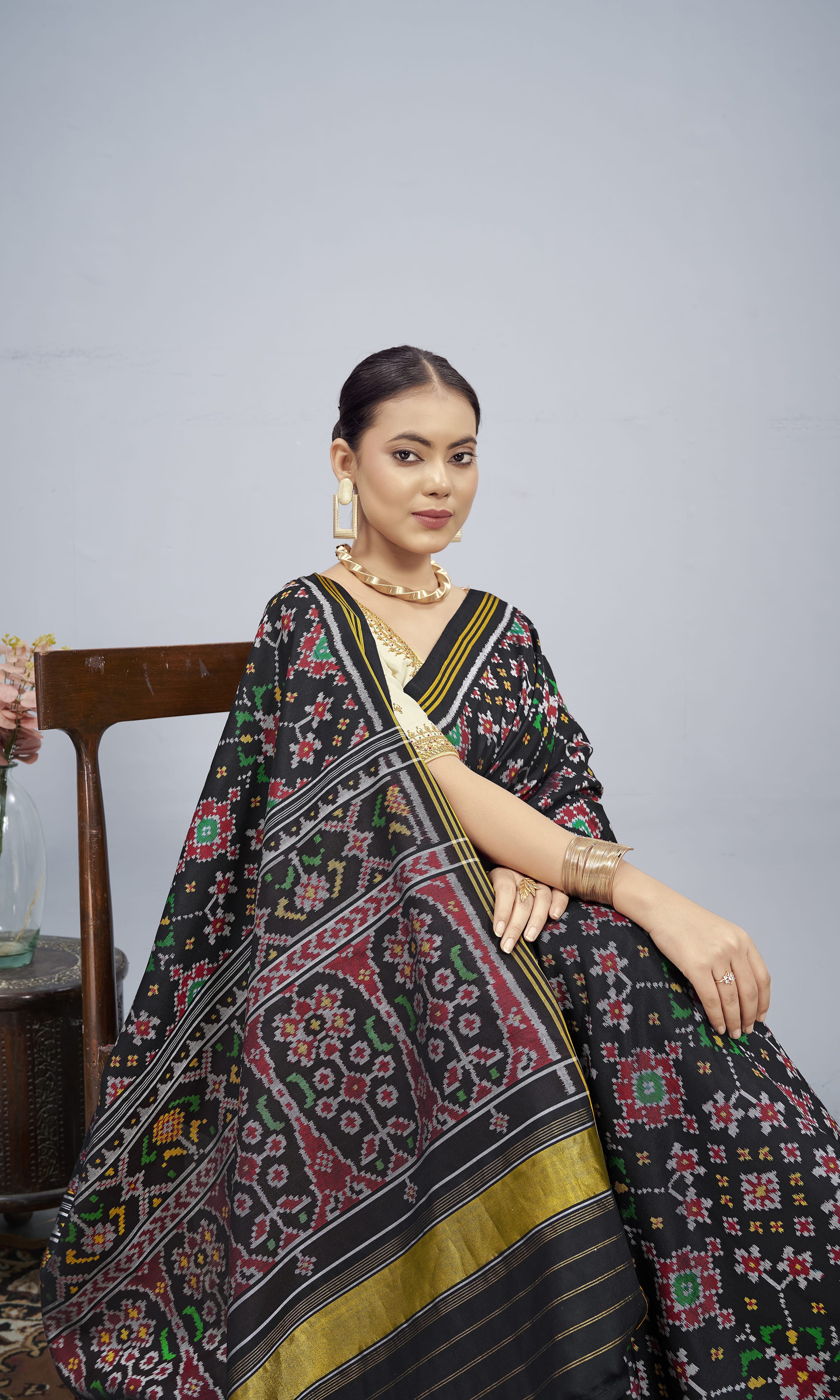Single Ikat Patola Saree
