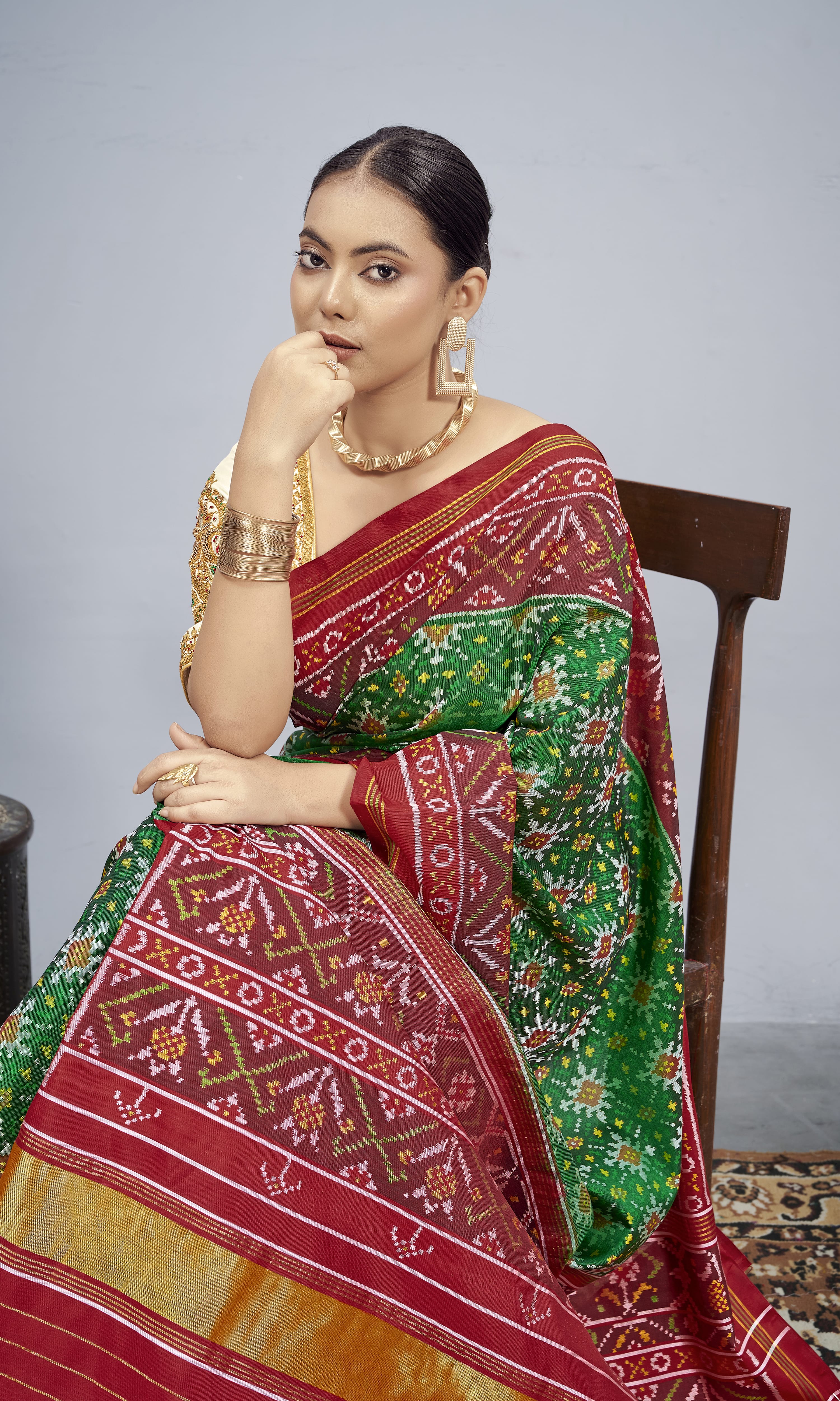 Single Ikat Patola Saree
