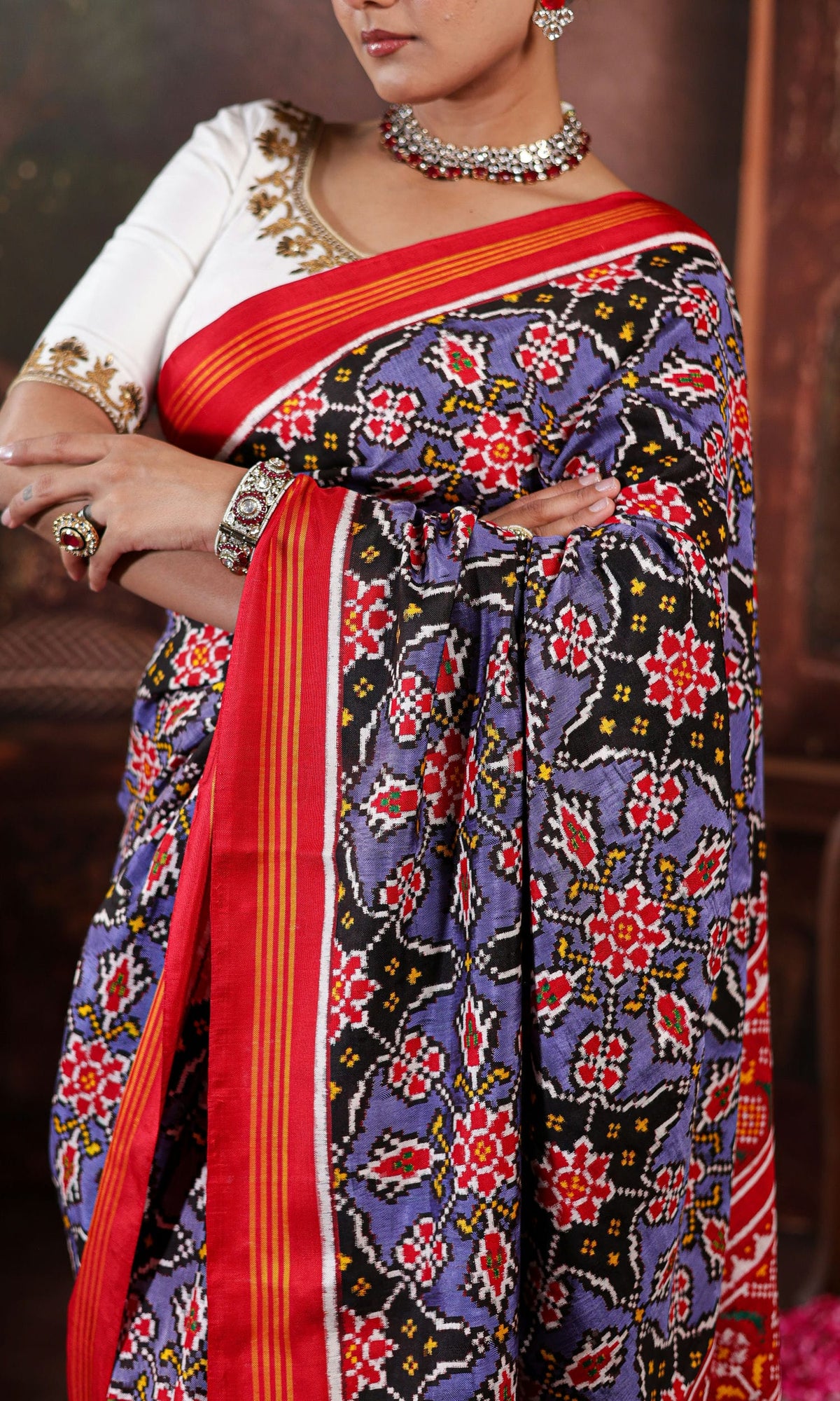 Double Ikat Patola Saree