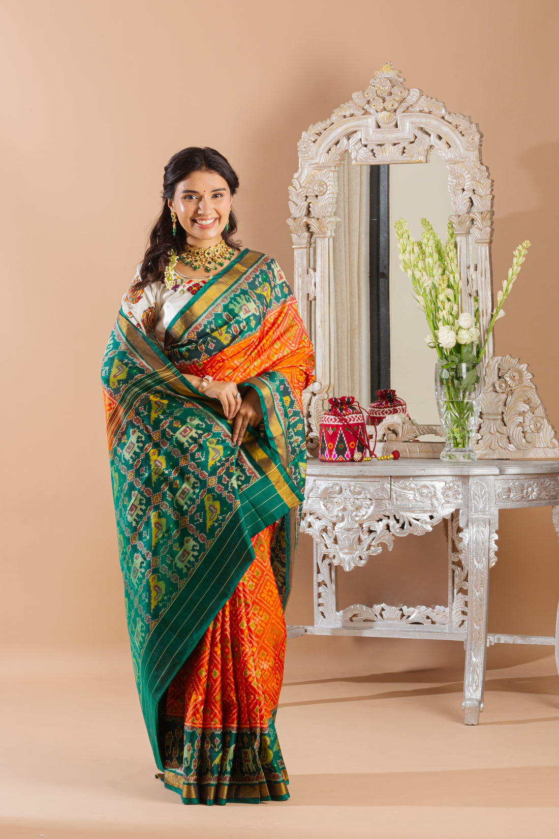 Rajkoti Patola Saree