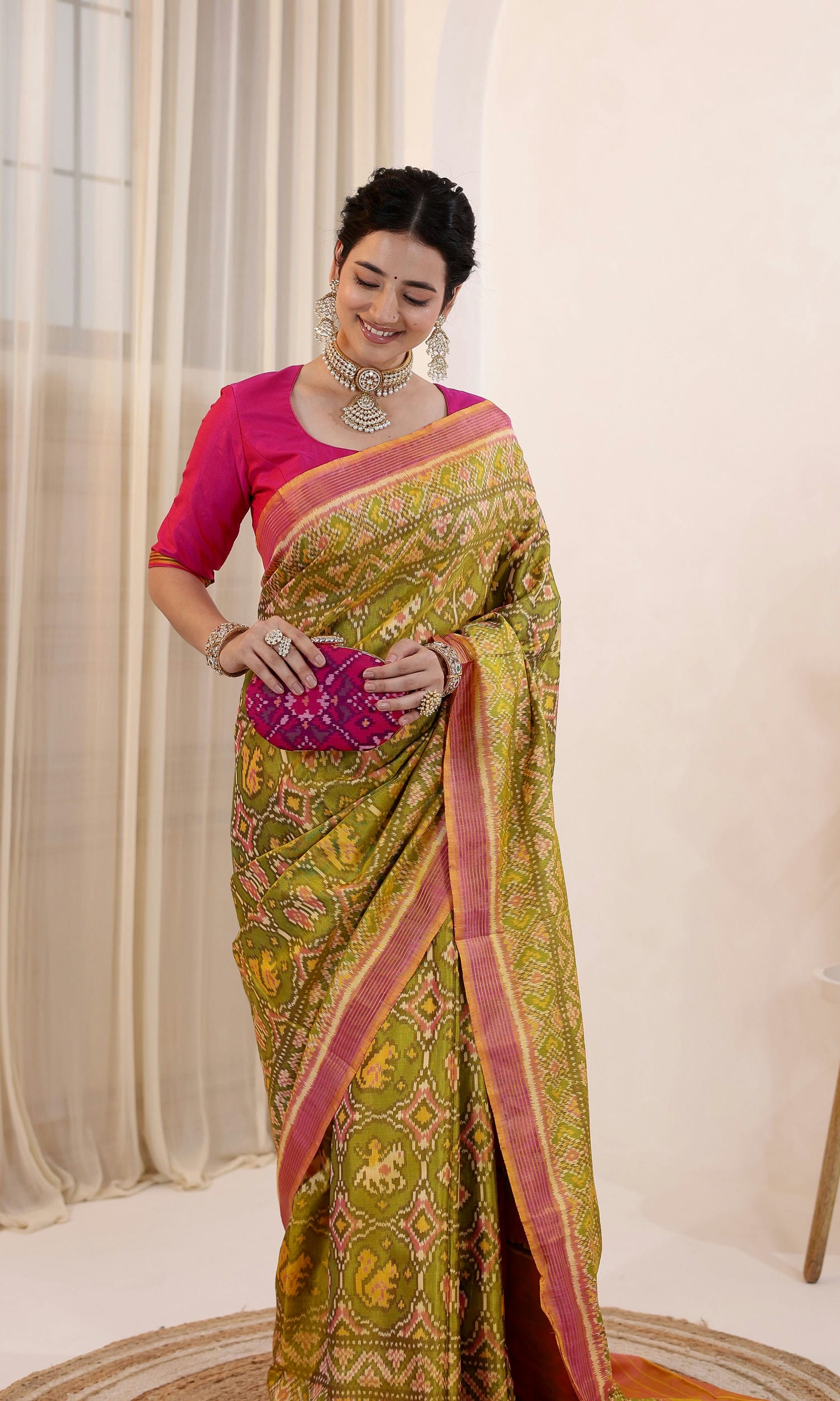 Single Ikat Patola Saree