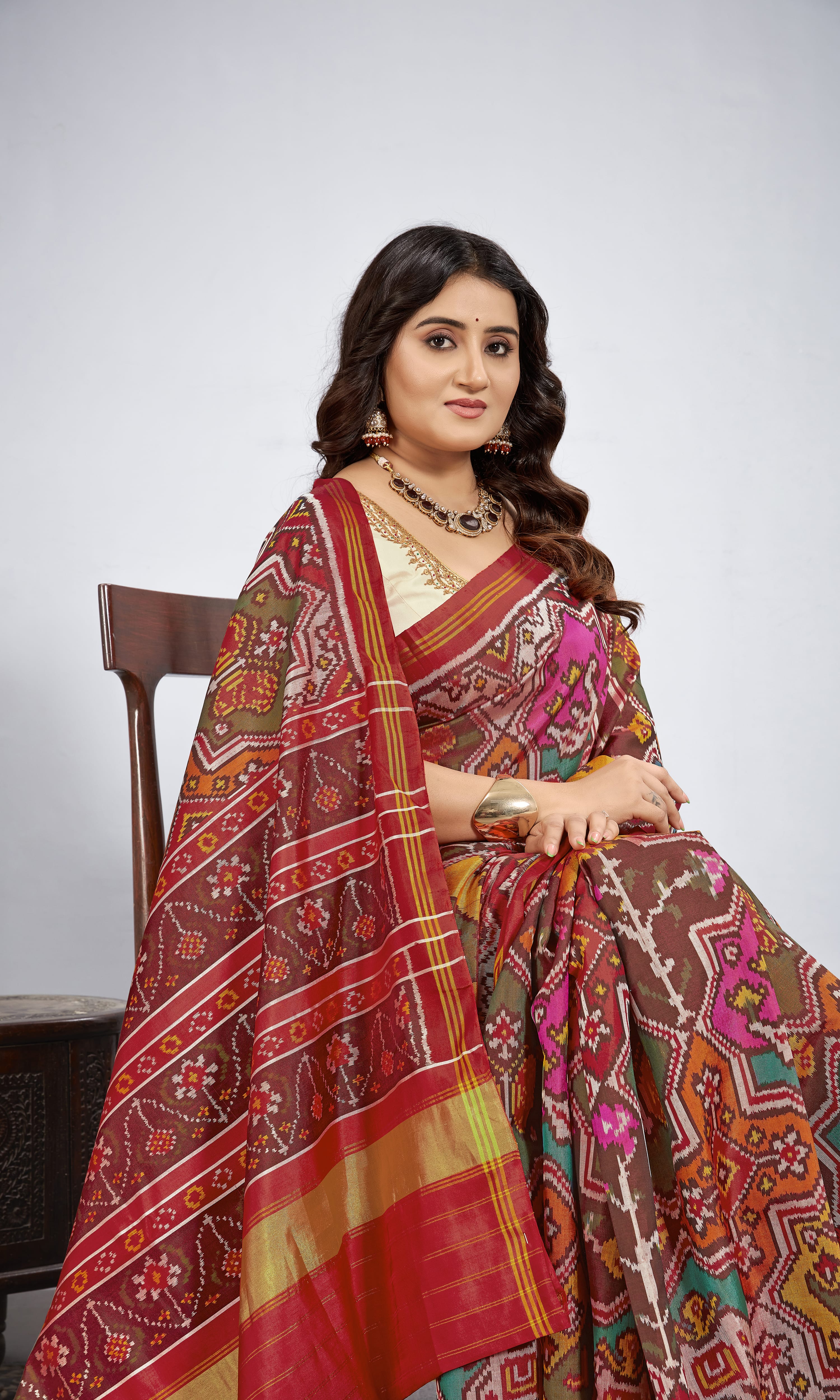 Single Ikat Patola Saree