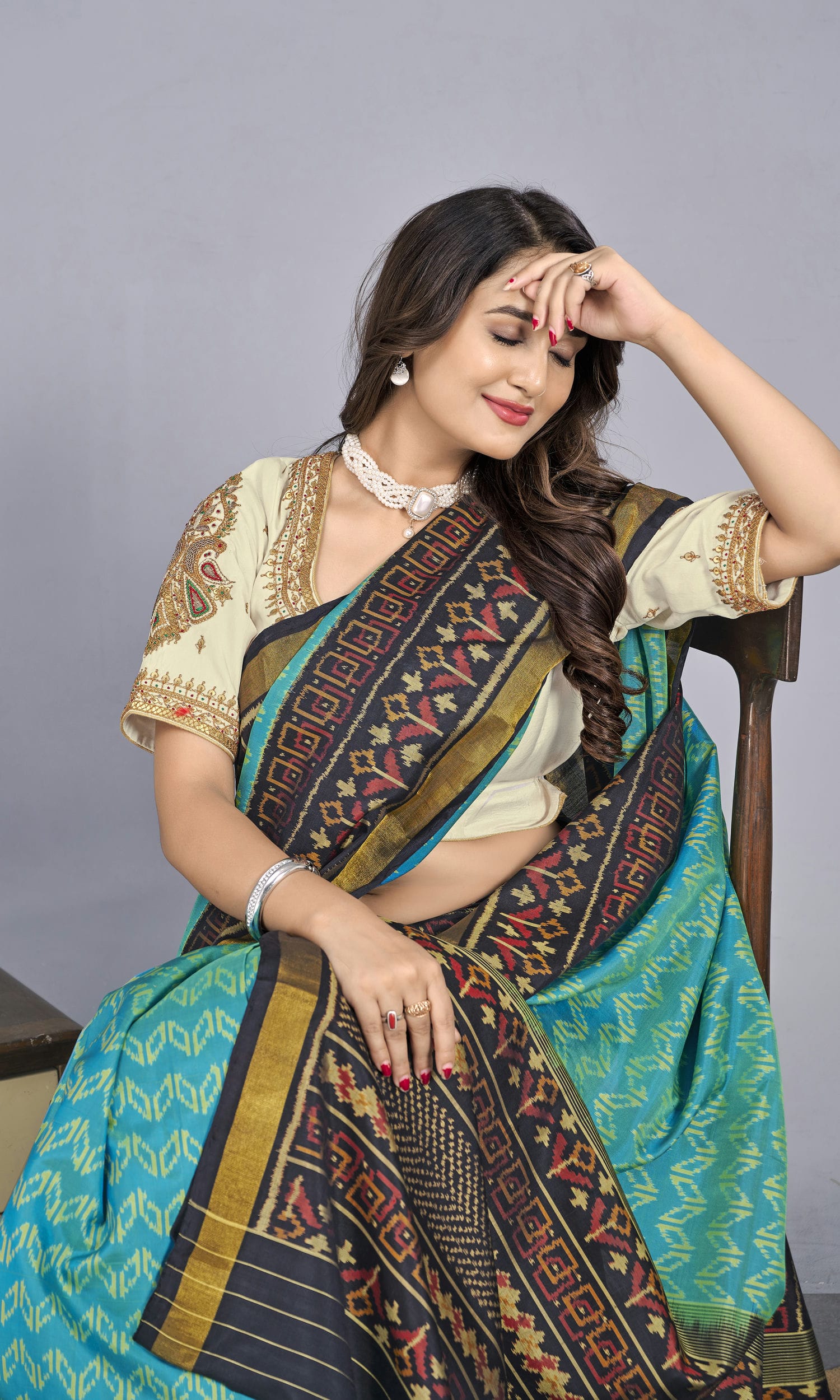 Rajkoti Patola Saree