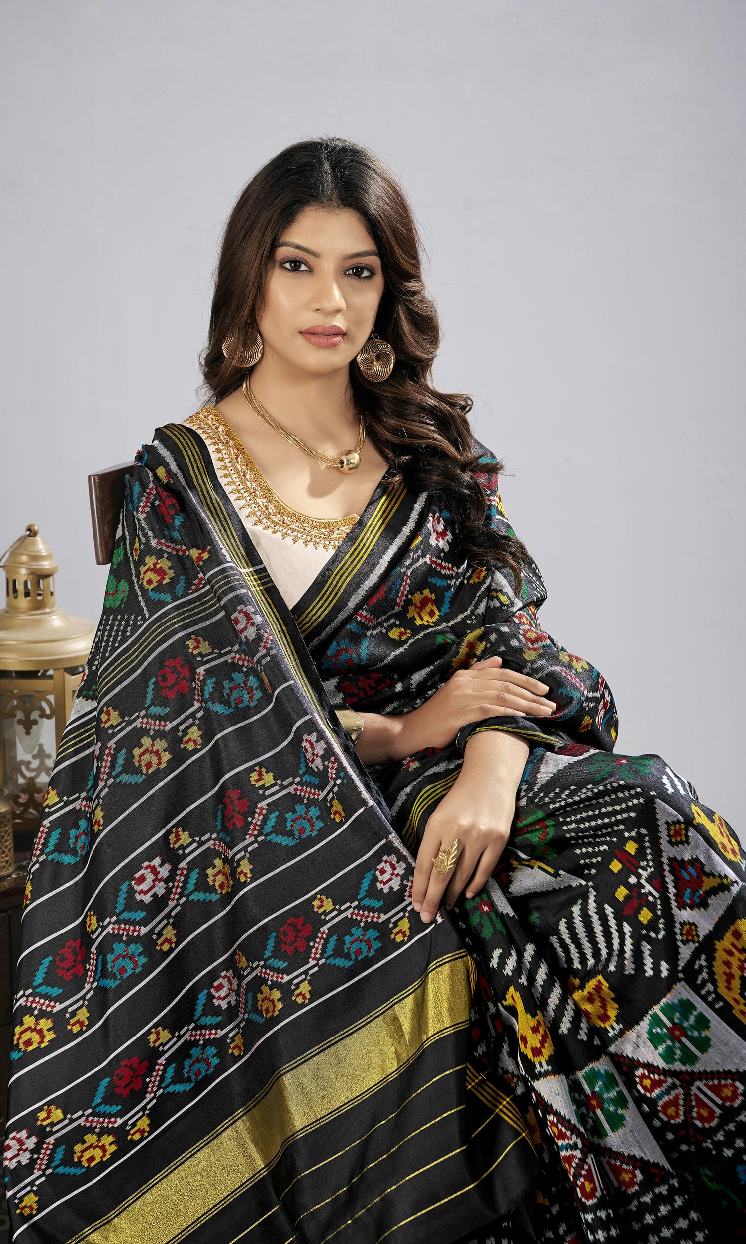 Single Ikat Patola Saree