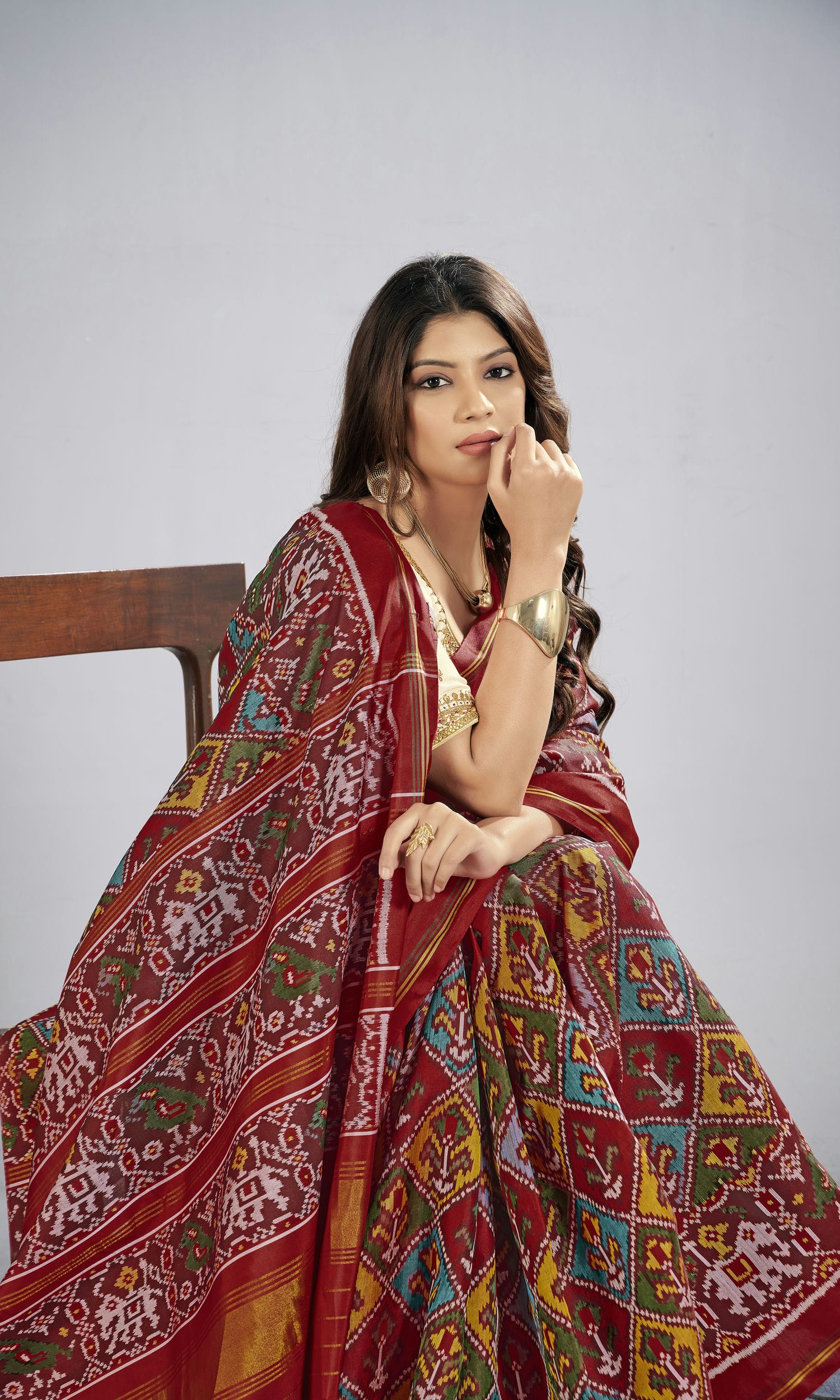 Single Ikat Patola Saree