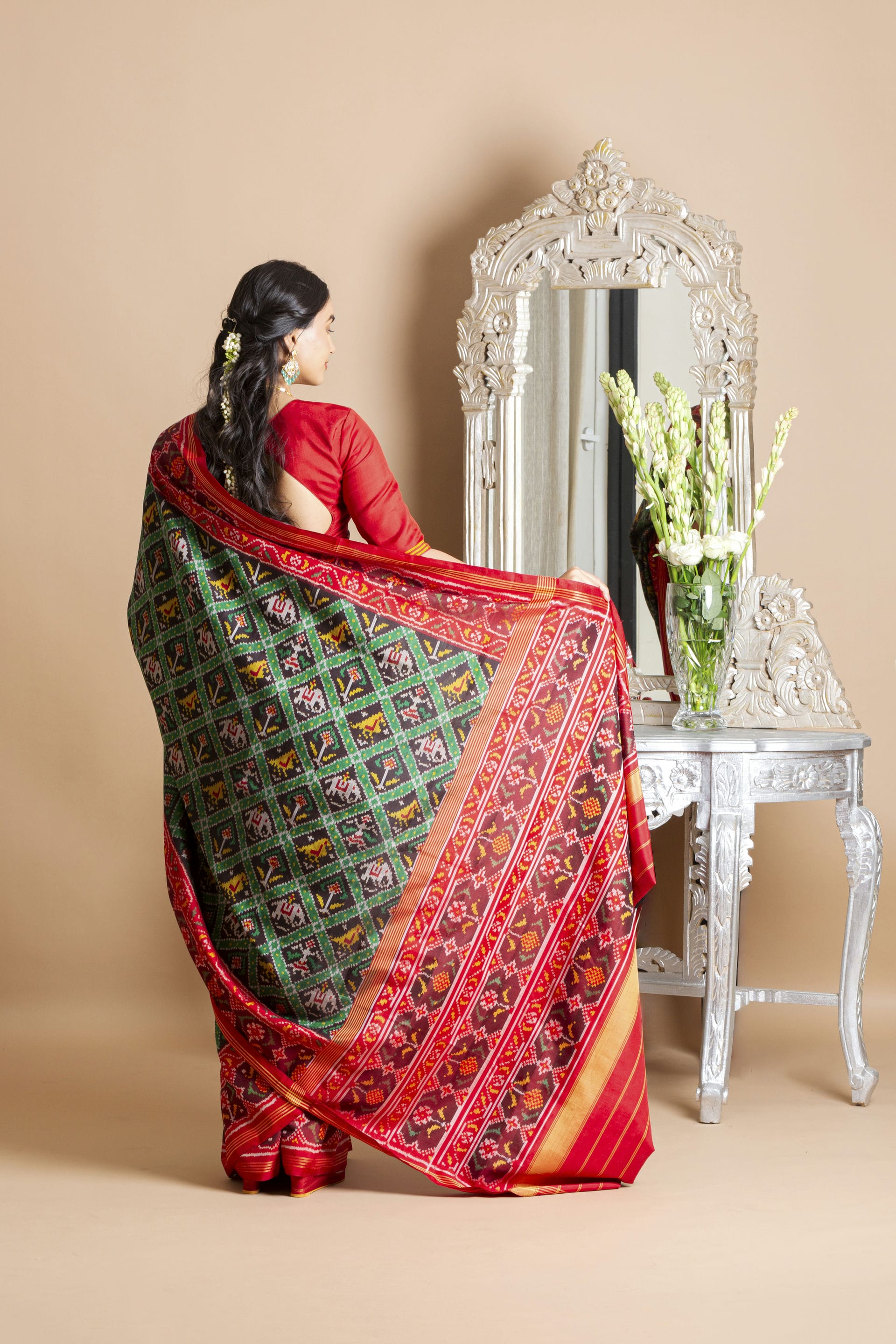 Single Ikat Patola Saree