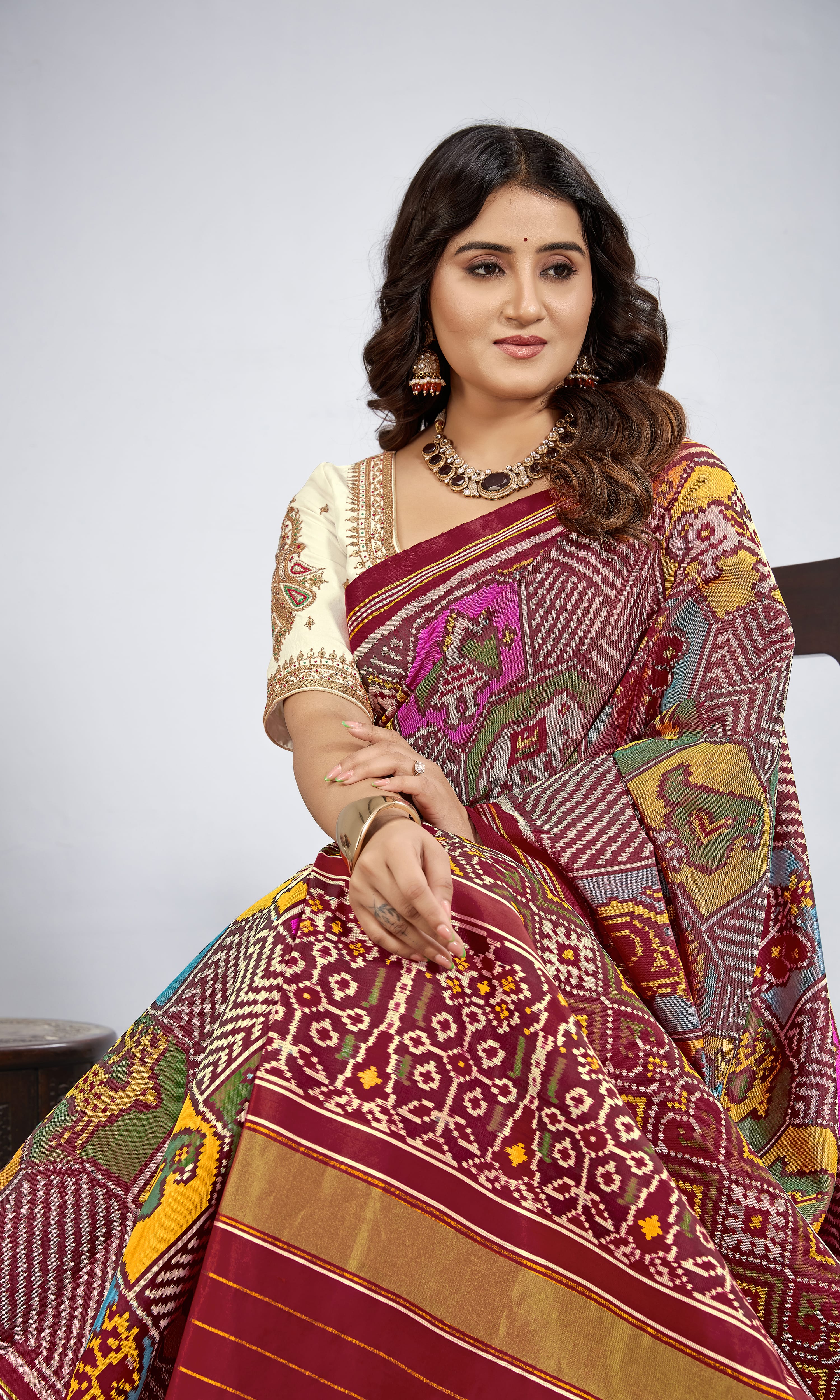Single Ikat Patola Saree