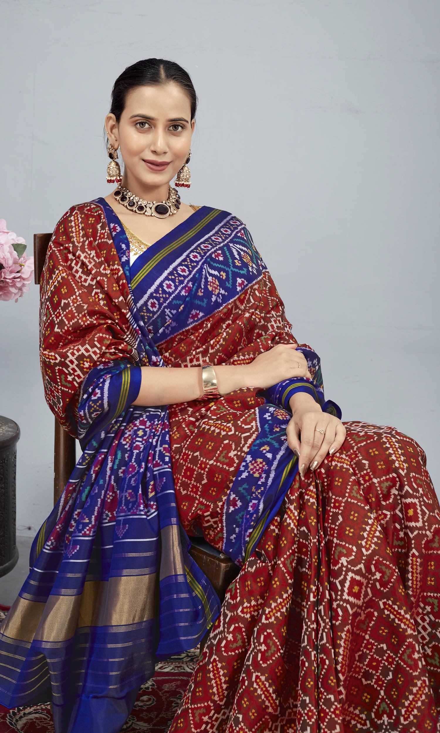 Single Ikat Patola Saree