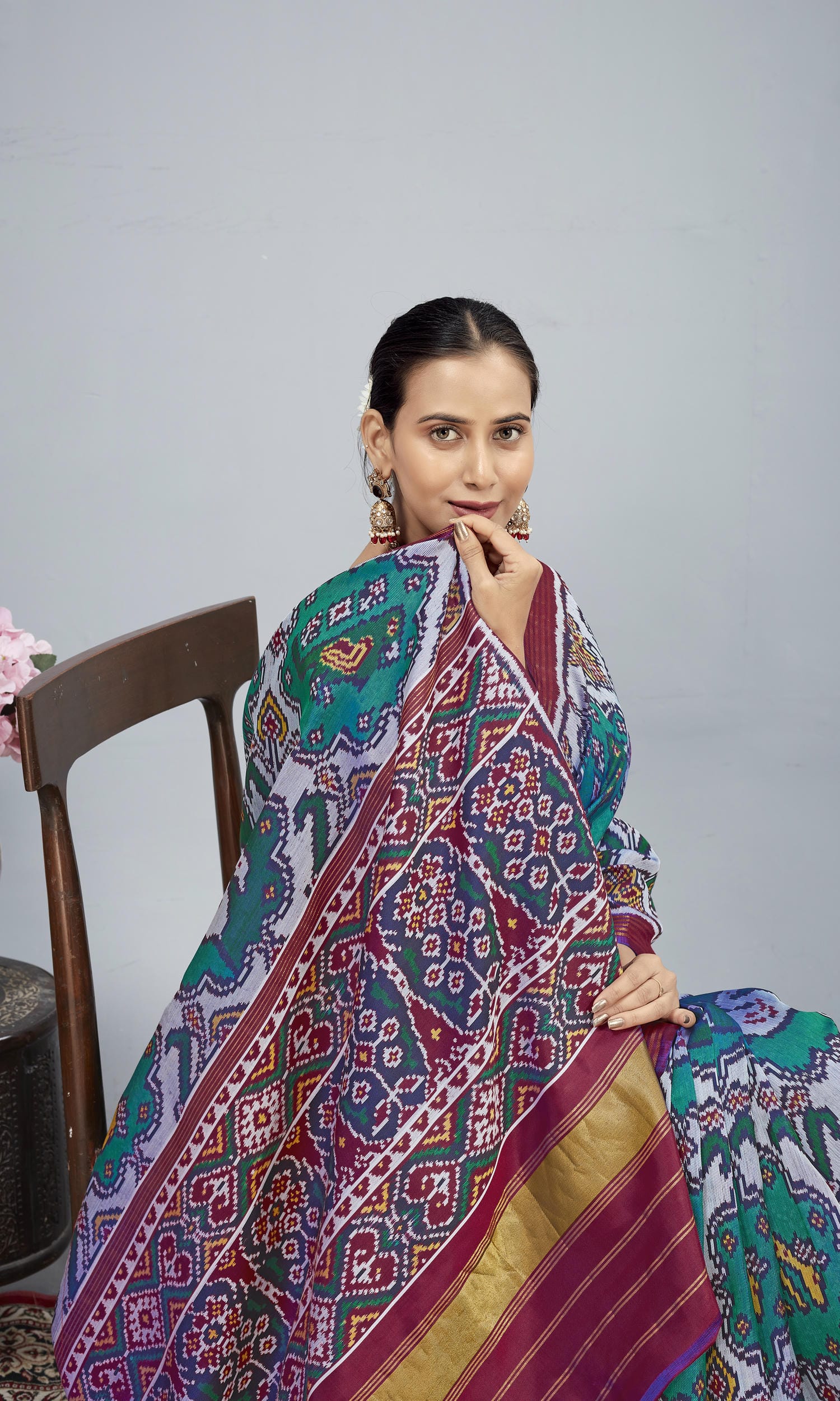Twill Weave Patola Saree