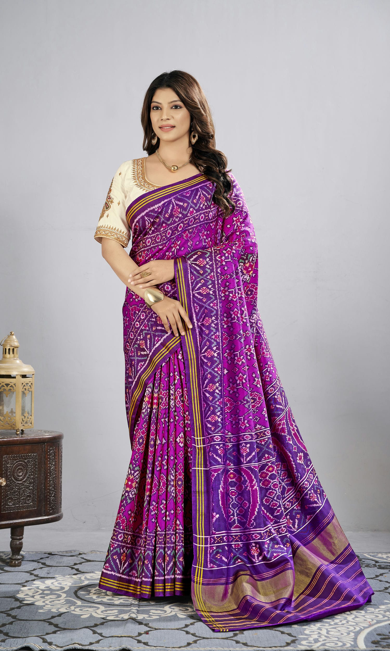 Single Ikat Patola Saree