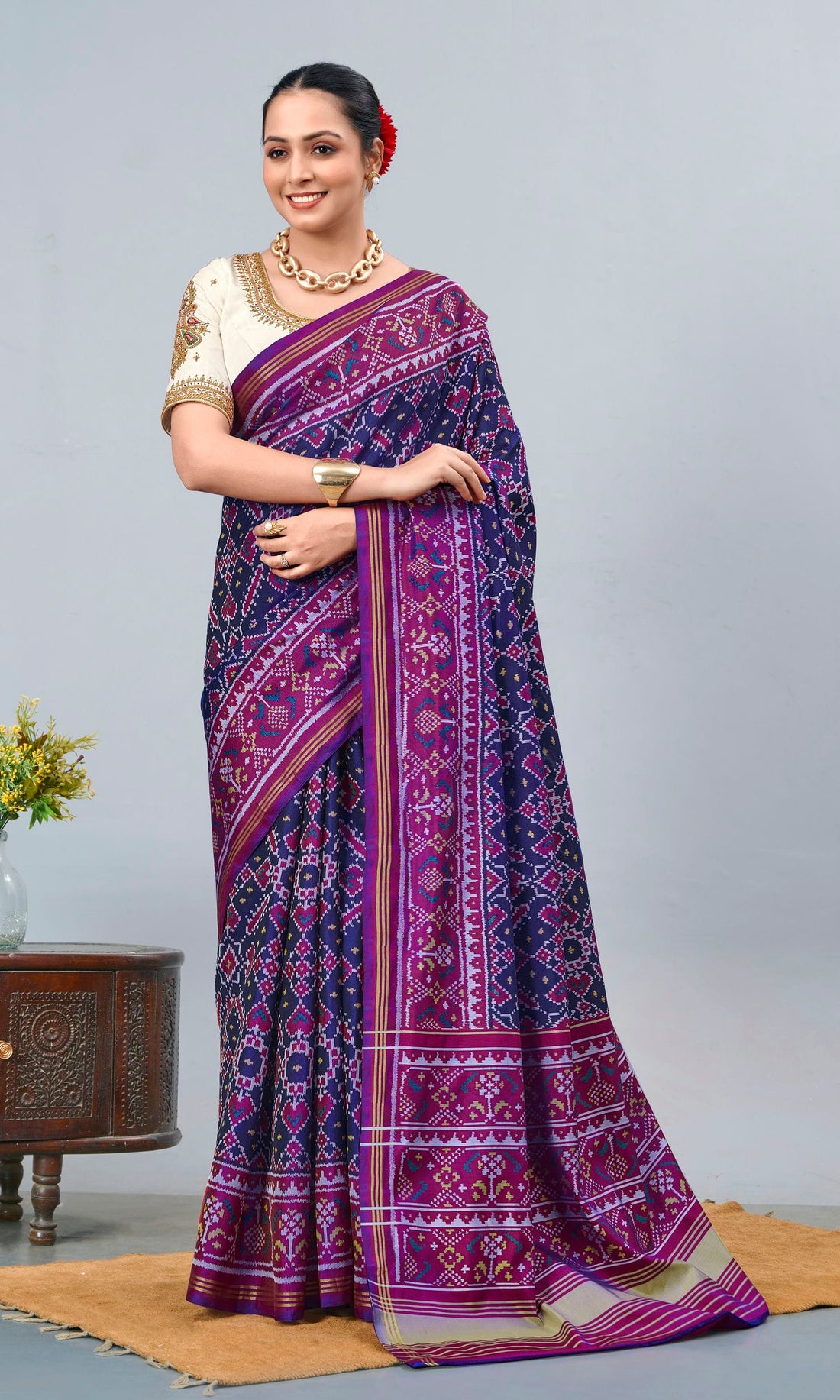 Single Ikat Patola Saree