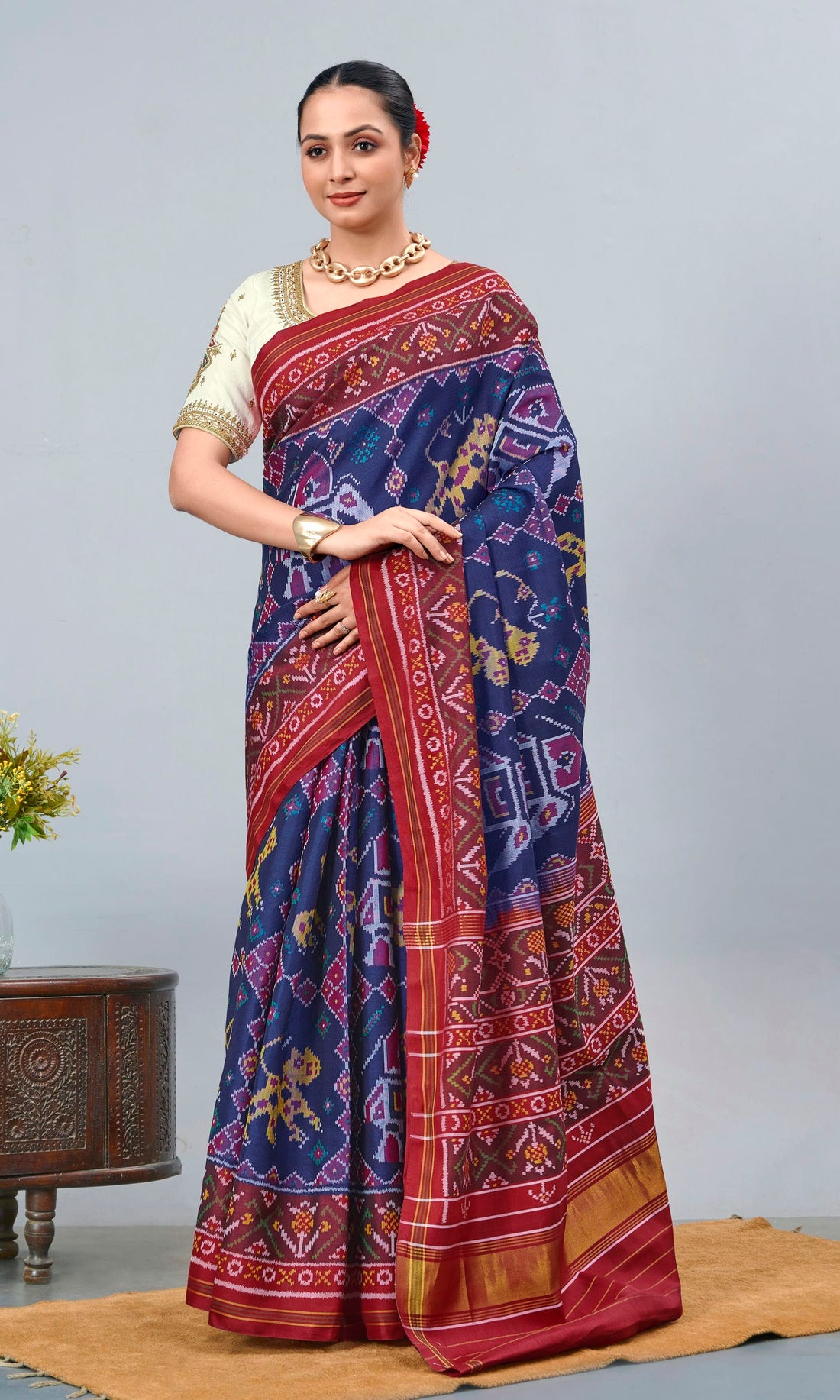 Single Ikat Patola Saree