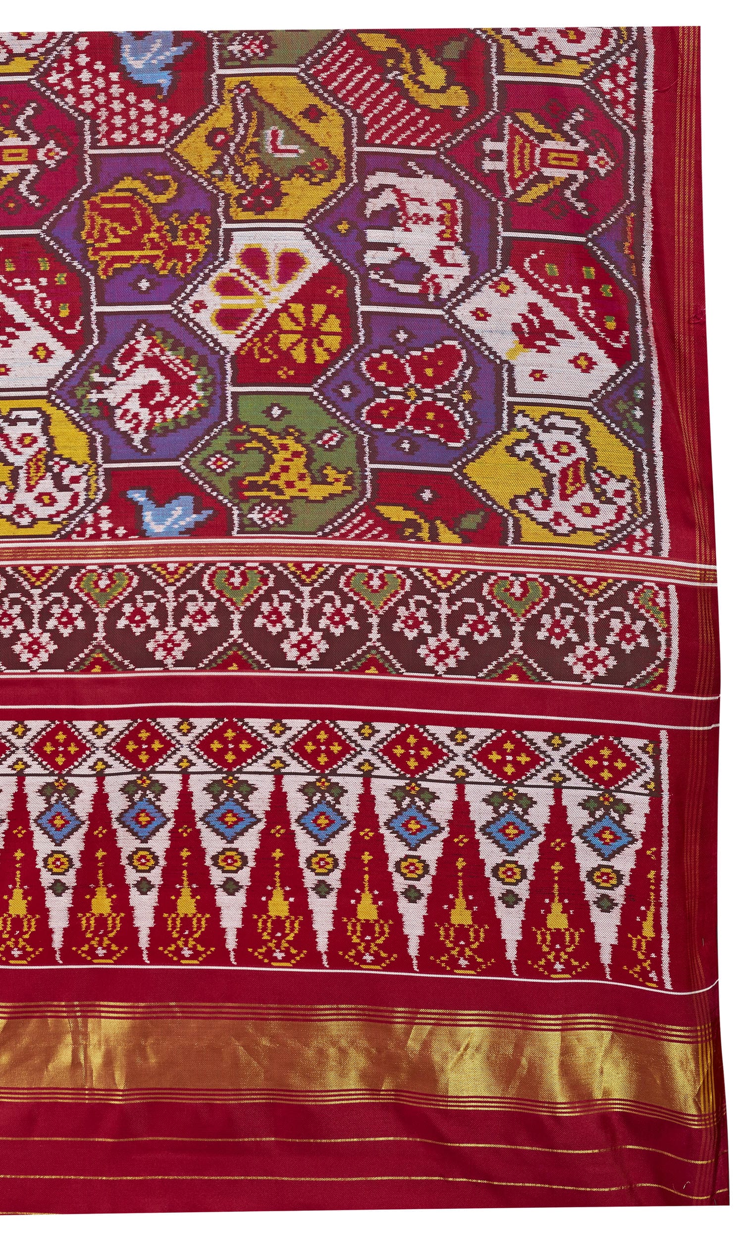 Twill Weave Patola Saree