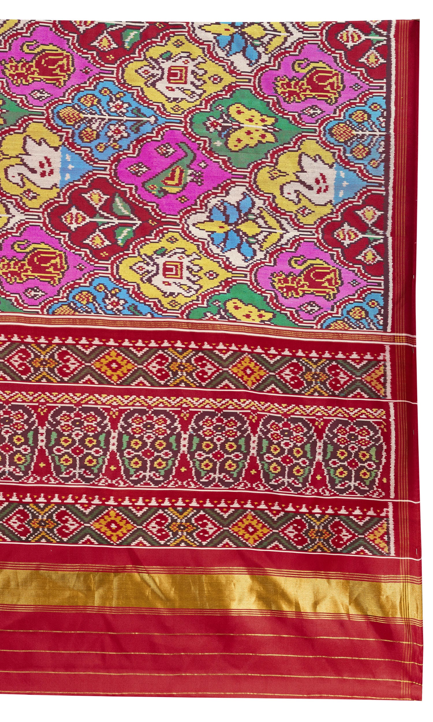 Twill Weave Patola Saree