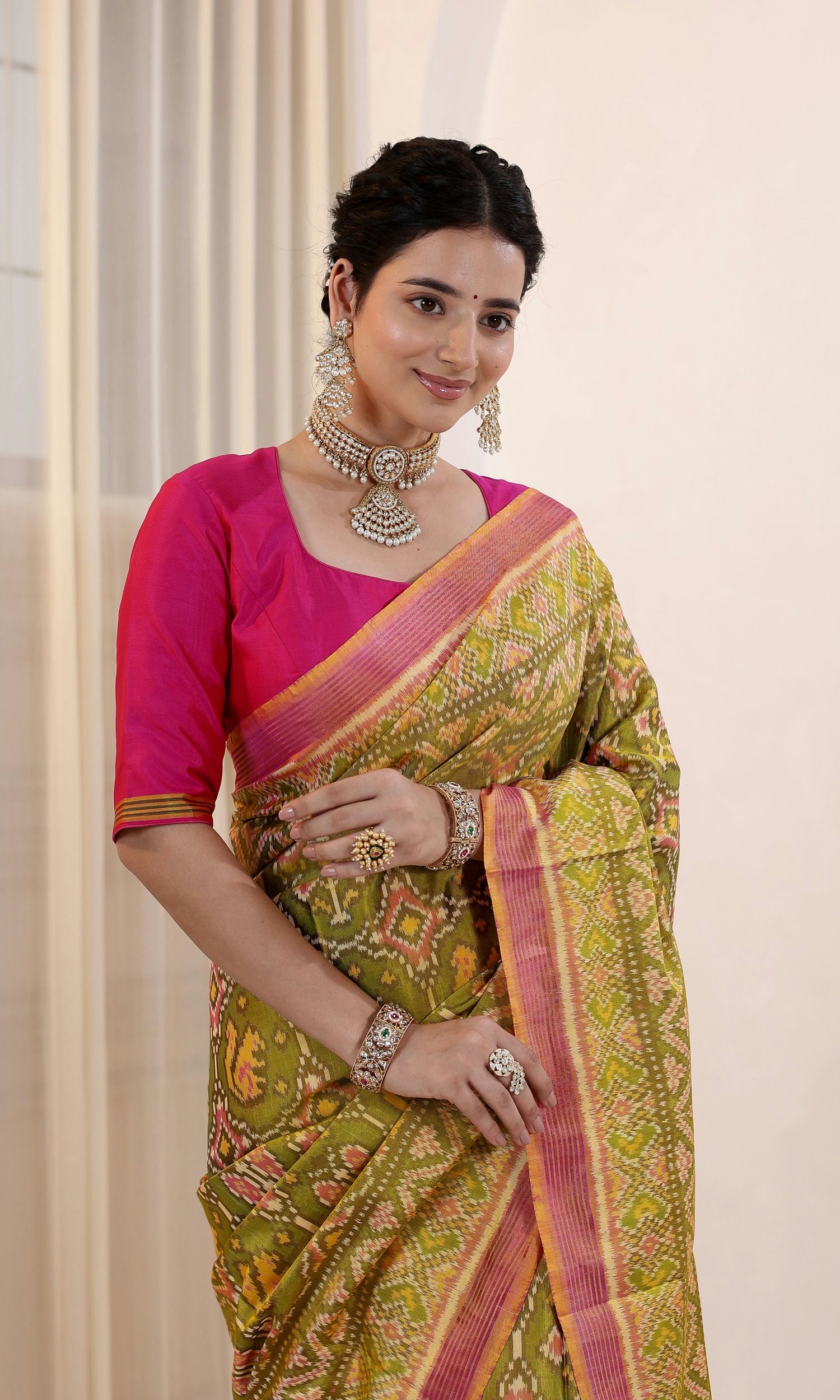 Single Ikat Patola Saree