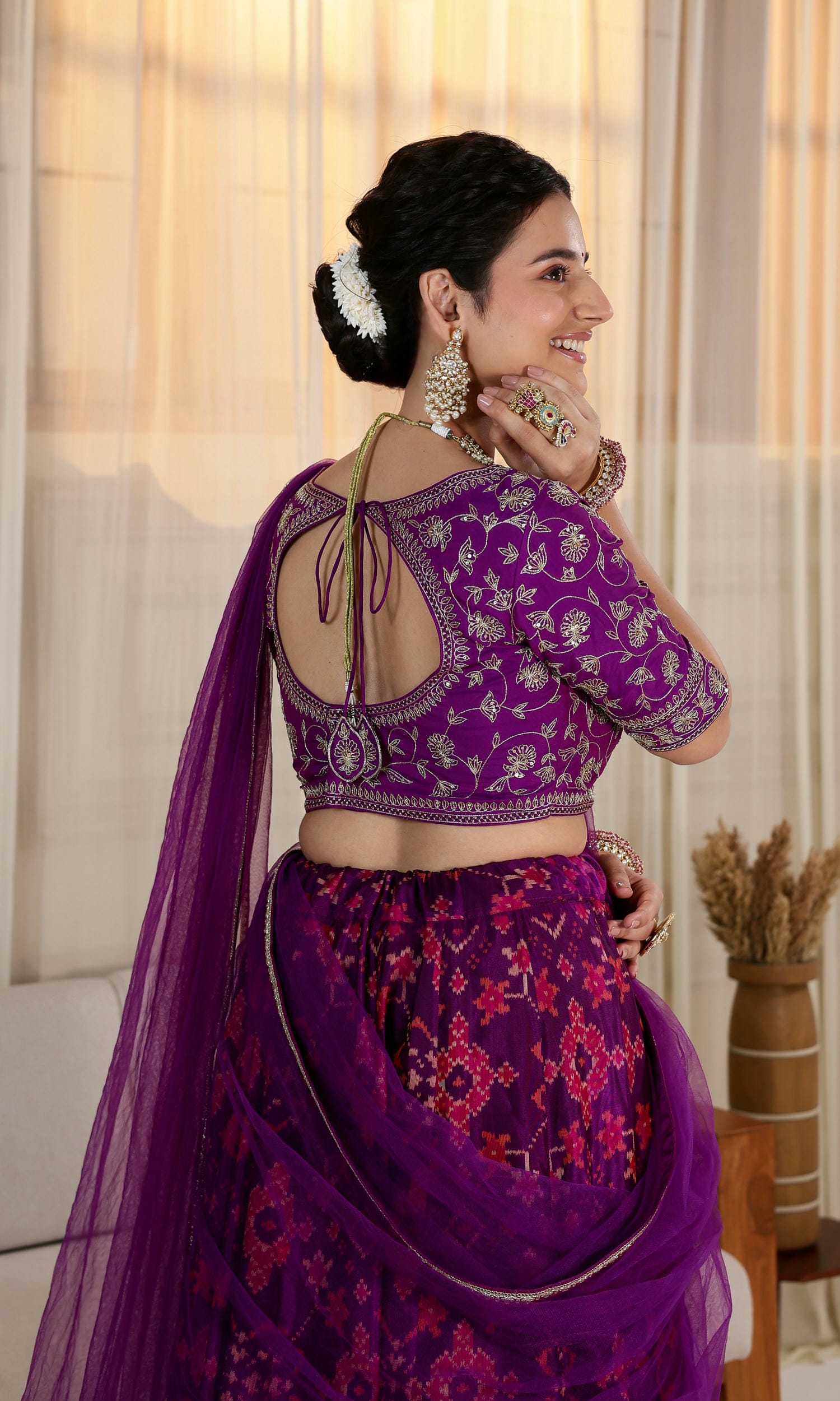 Rajkoti Patola Kali Lehenga