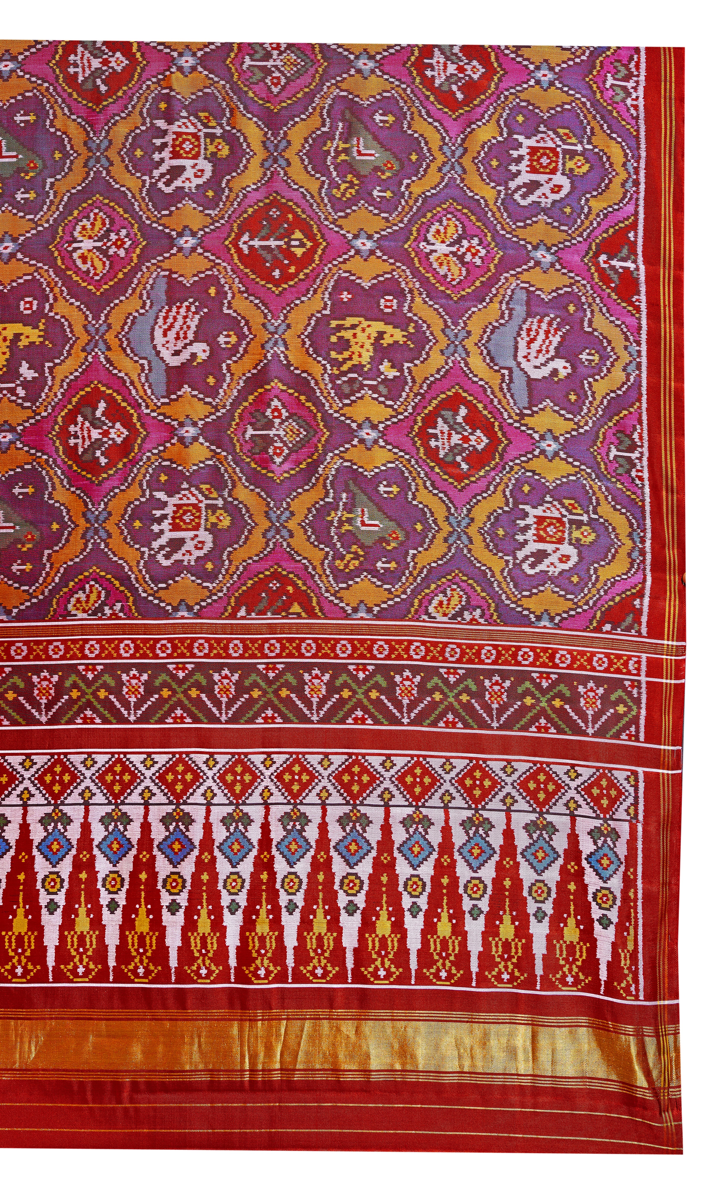 Twill Weave Patola Saree