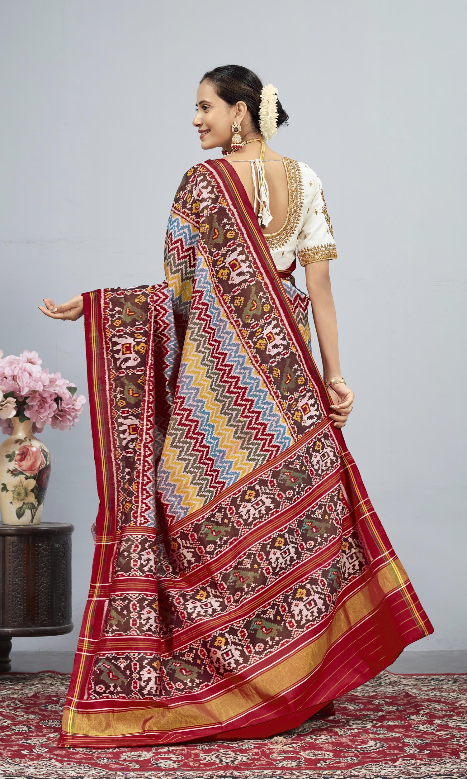Single Ikat Patola Saree