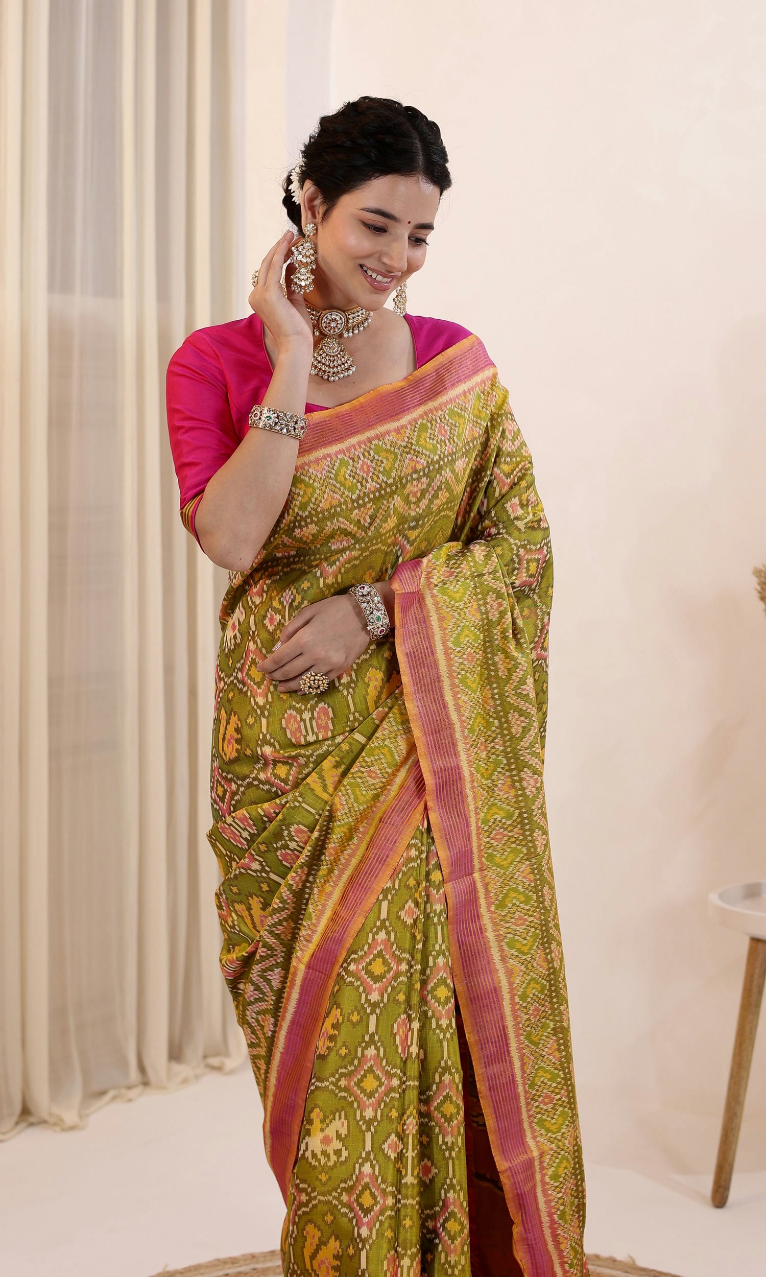 Single Ikat Patola Saree