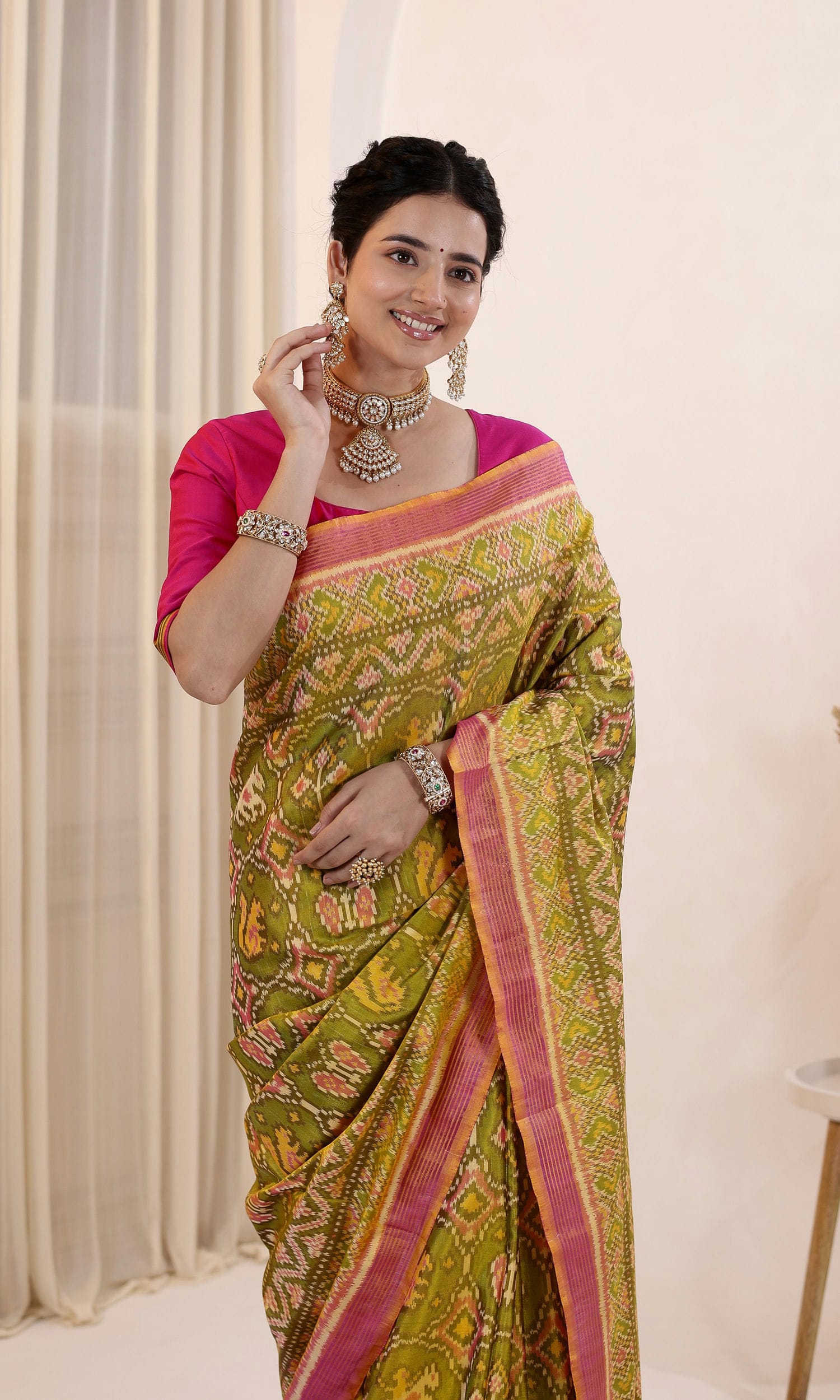 Single Ikat Patola Saree