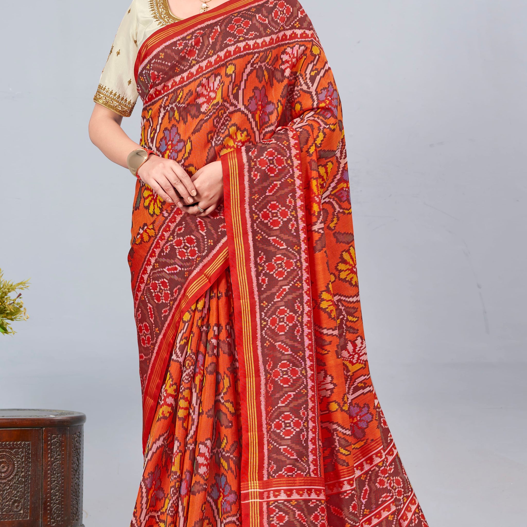 Single Ikat Patola Saree