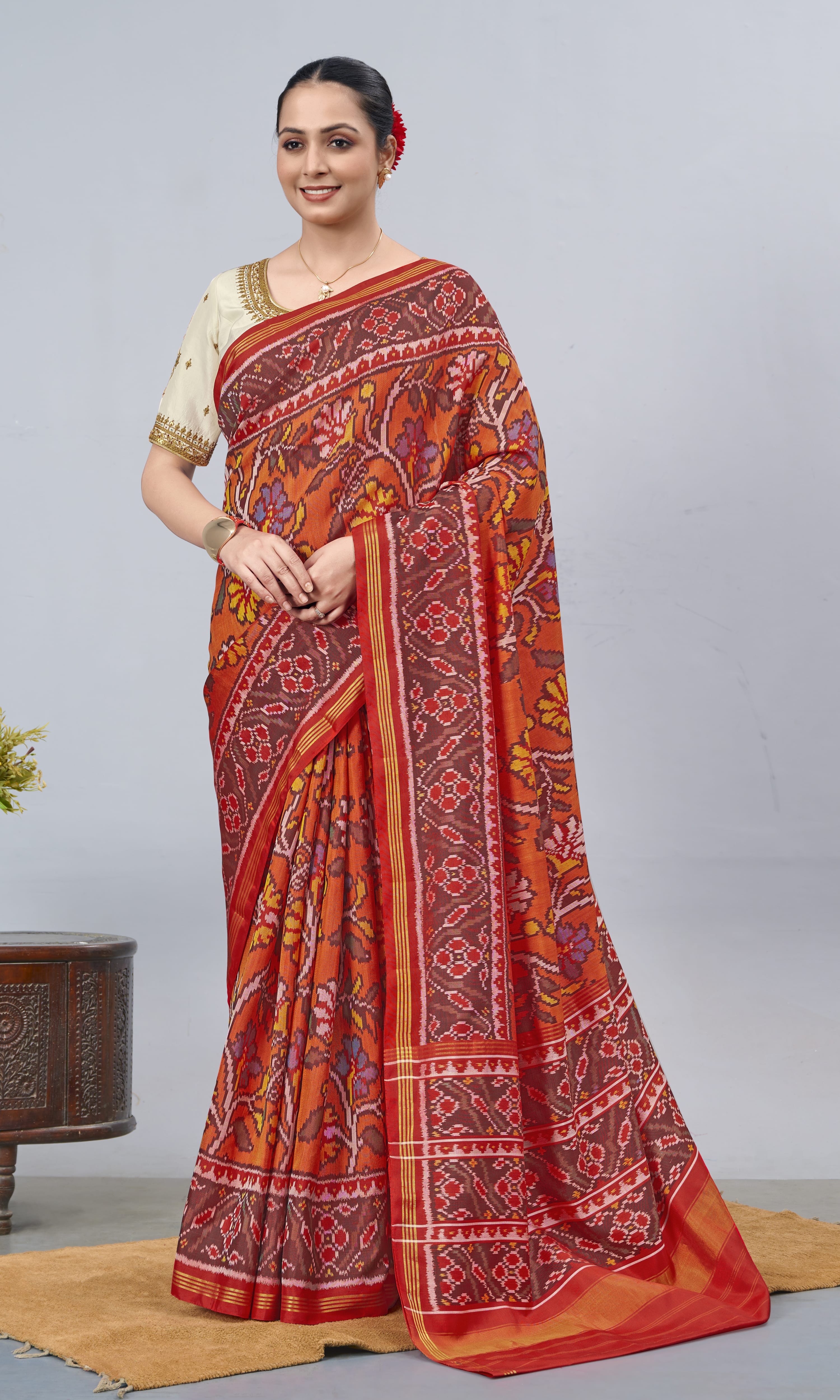 Single Ikat Patola Saree