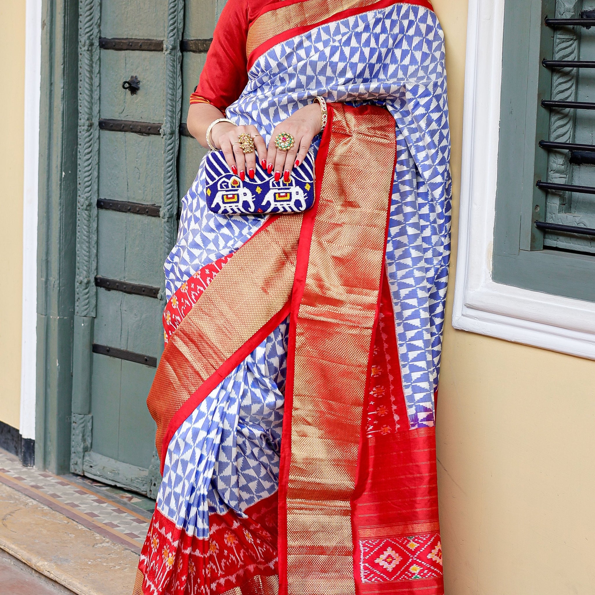 Pochampally Ikat Patola Saree