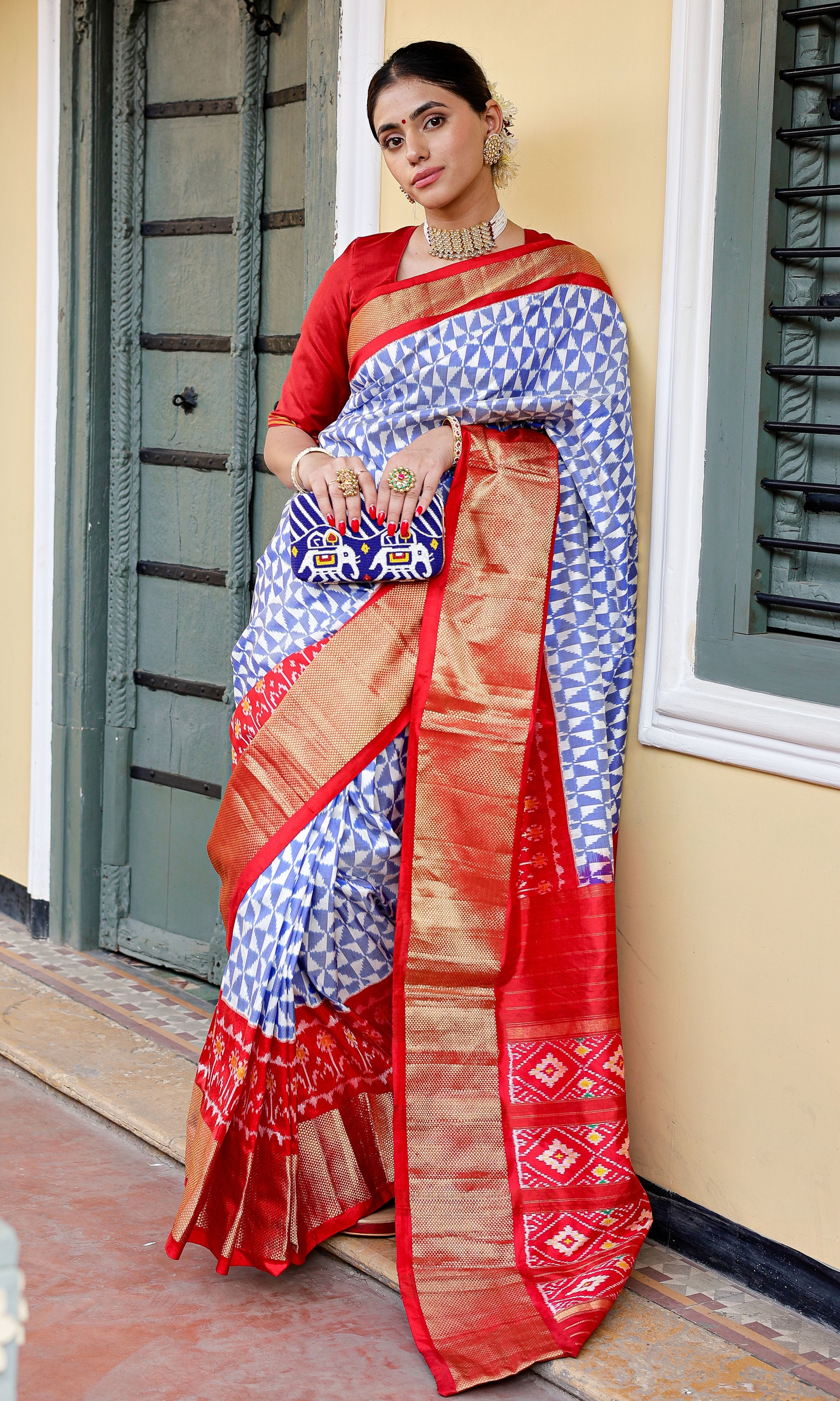 Pochampally Ikat Patola Saree