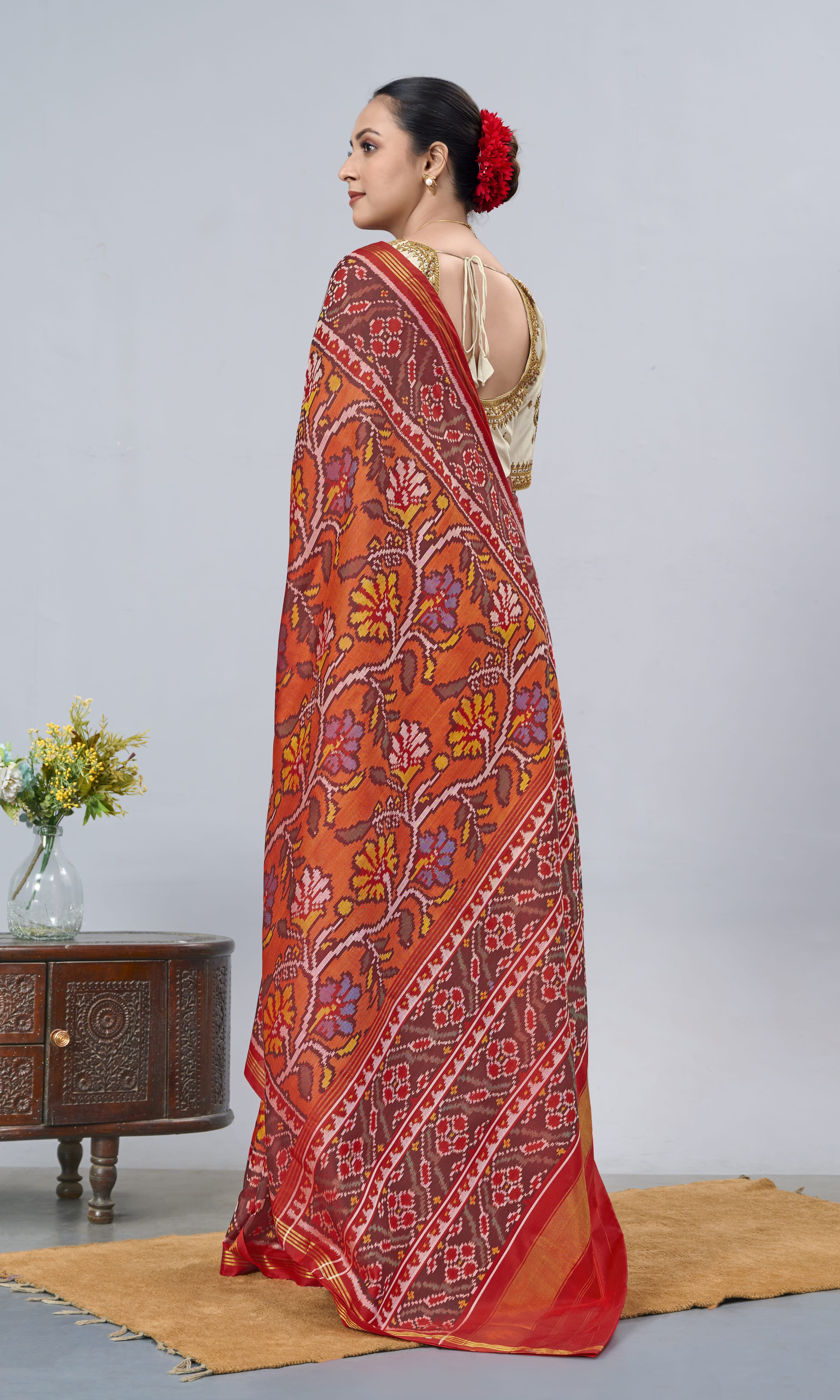 Single Ikat Patola Saree