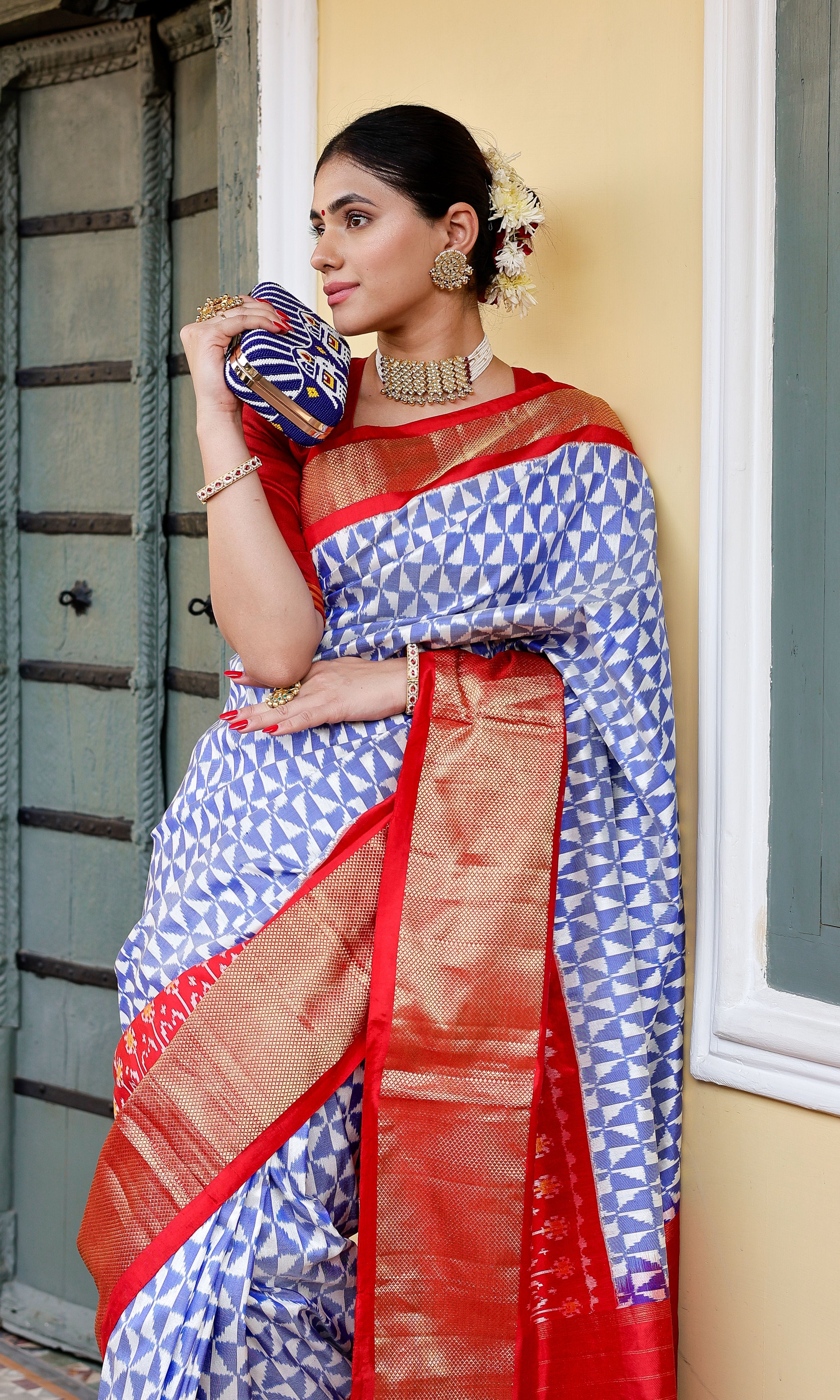 Pochampally Ikat Patola Saree