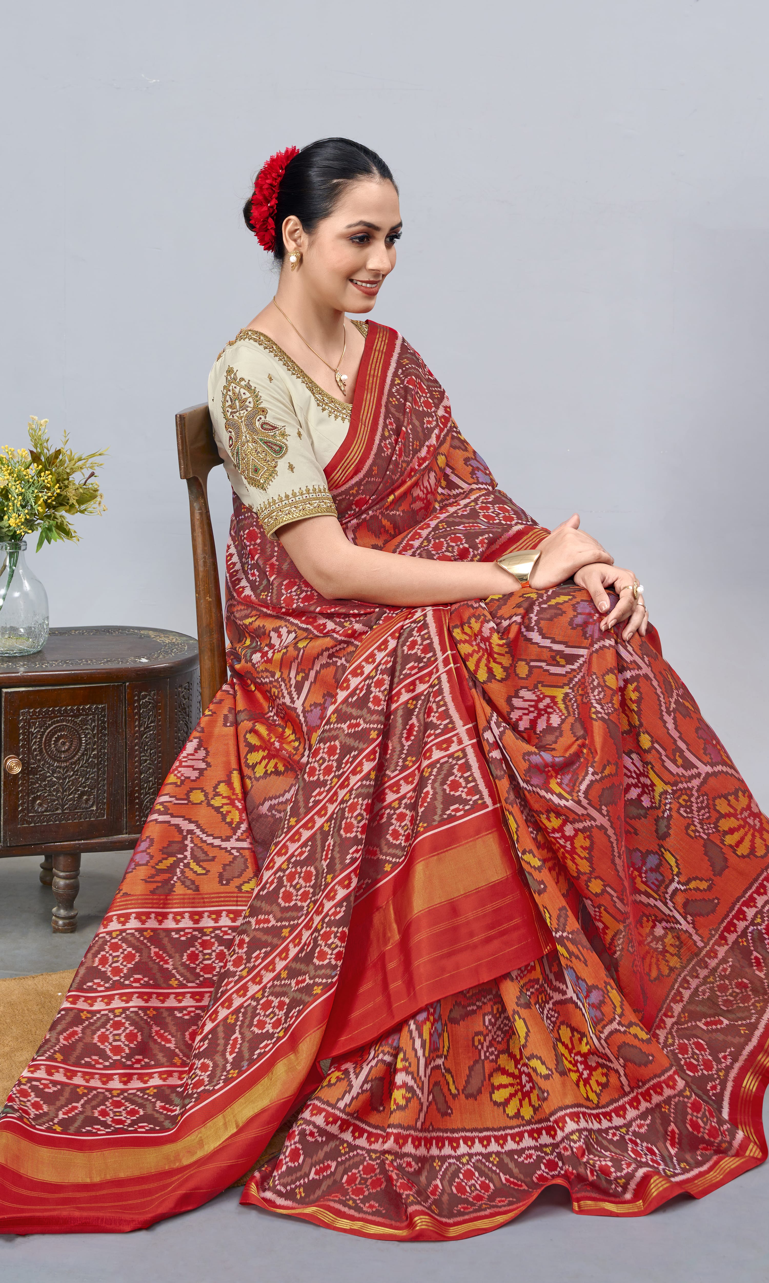 Single Ikat Patola Saree