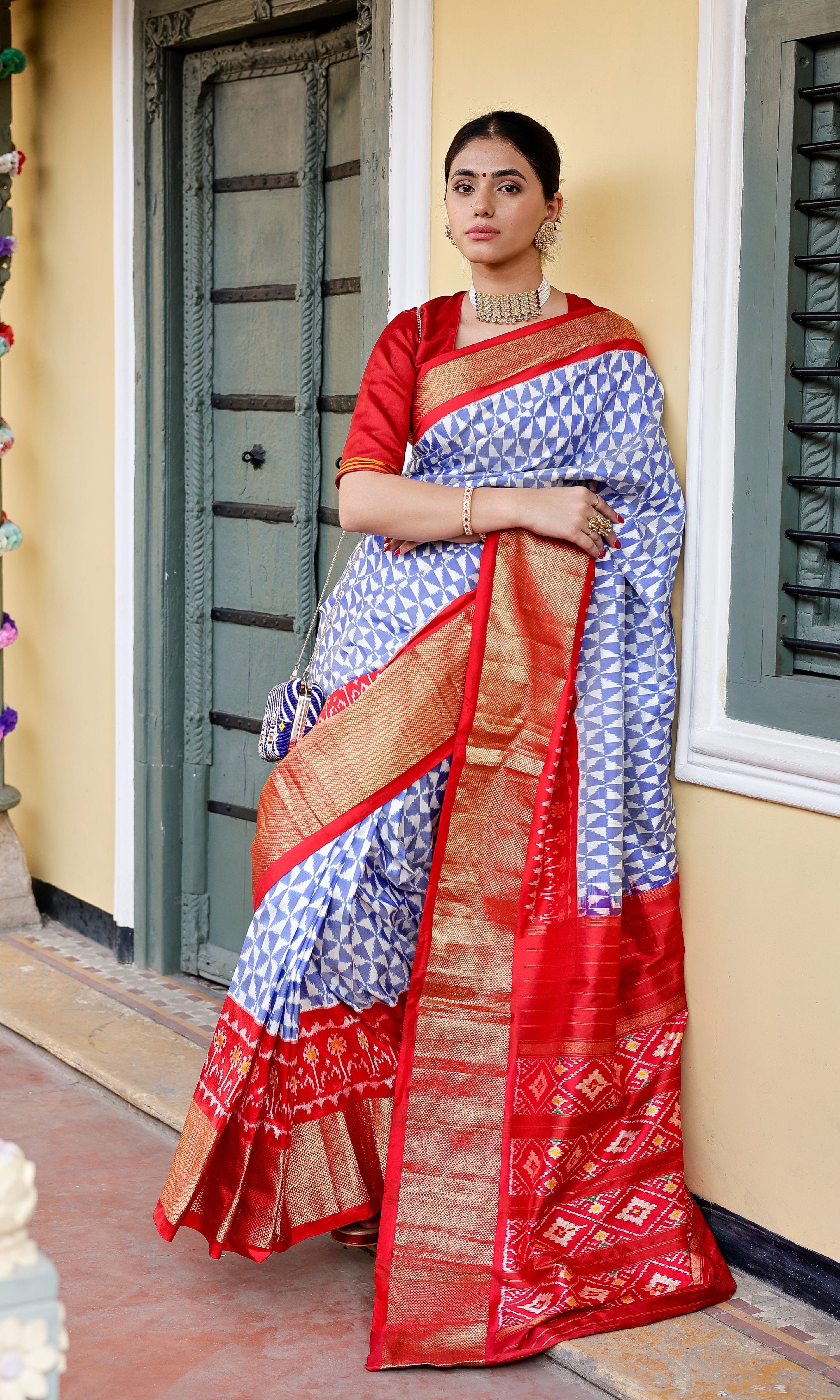 Pochampally Ikat Patola Saree