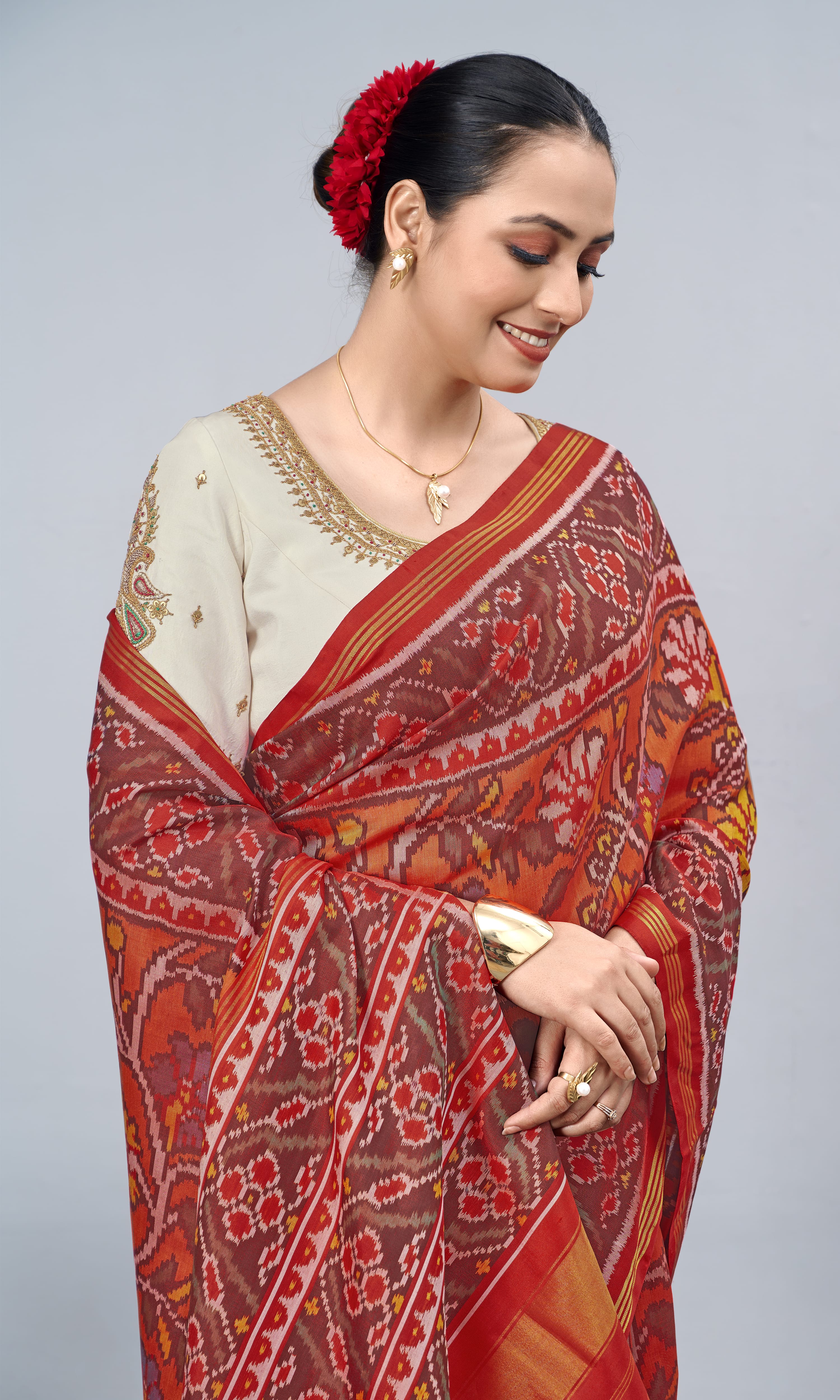 Single Ikat Patola Saree