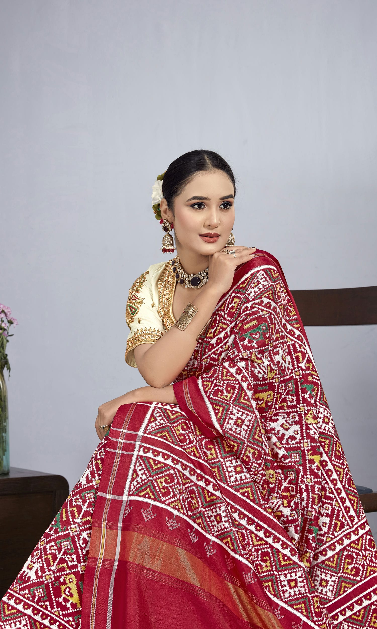 Double Ikat Patola Saree