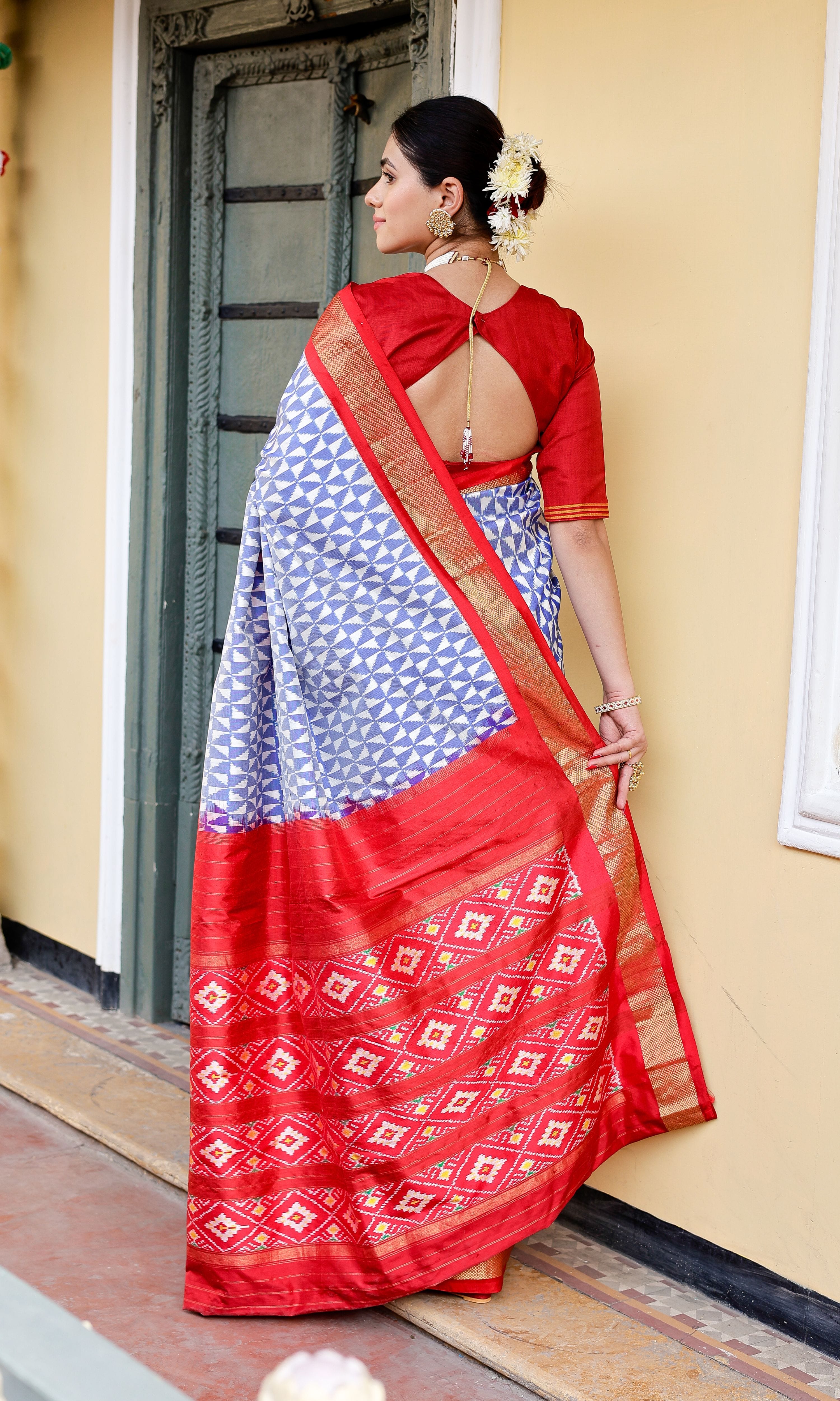 Pochampally Ikat Patola Saree
