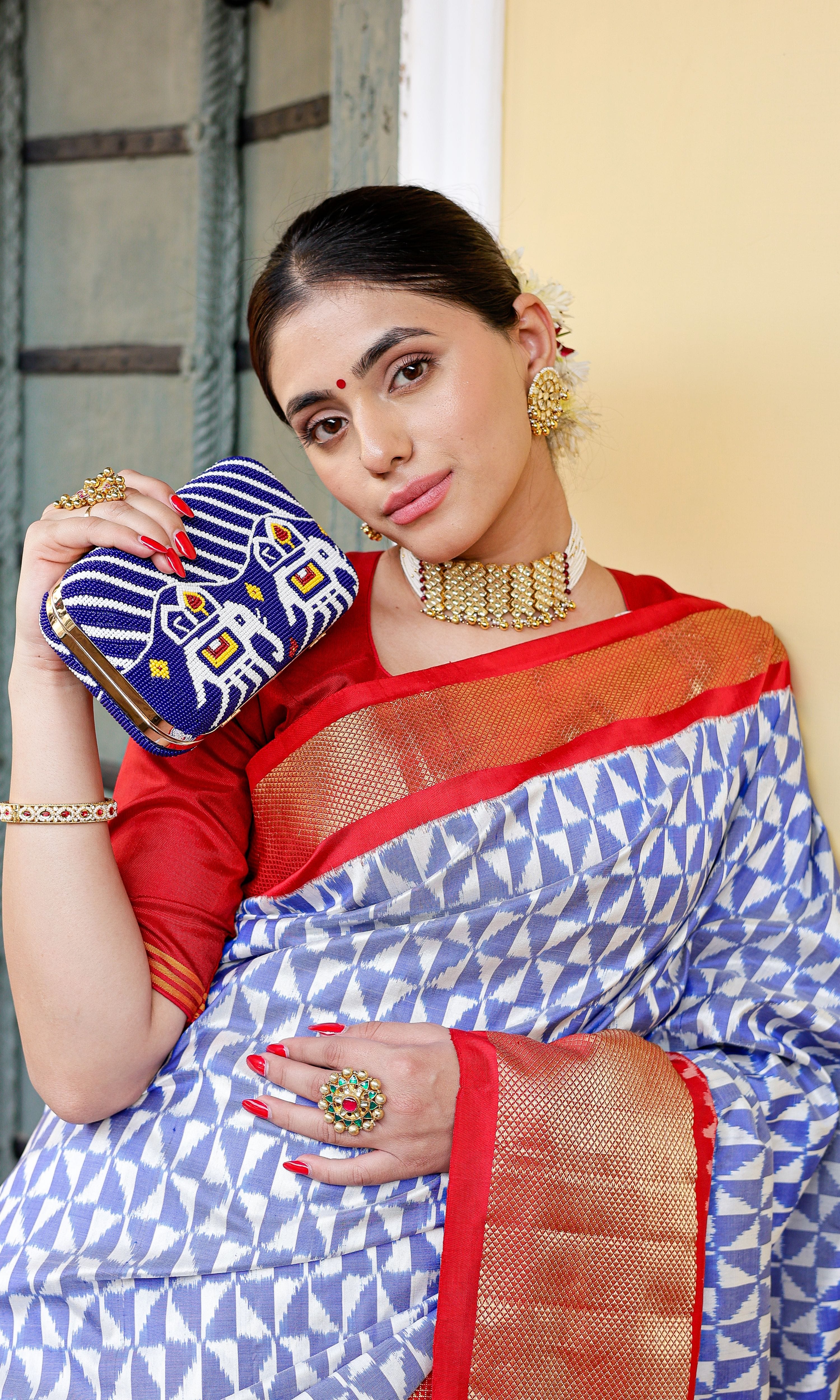 Pochampally Ikat Patola Saree